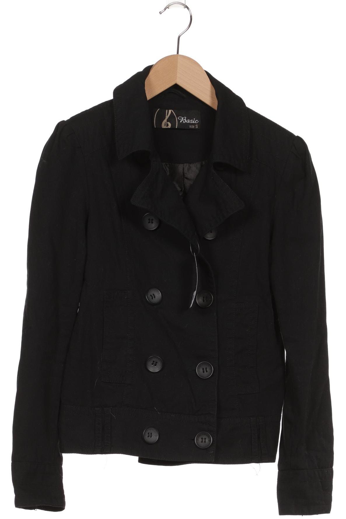 

Stradivarius Damen Jacke, schwarz, Gr. 36