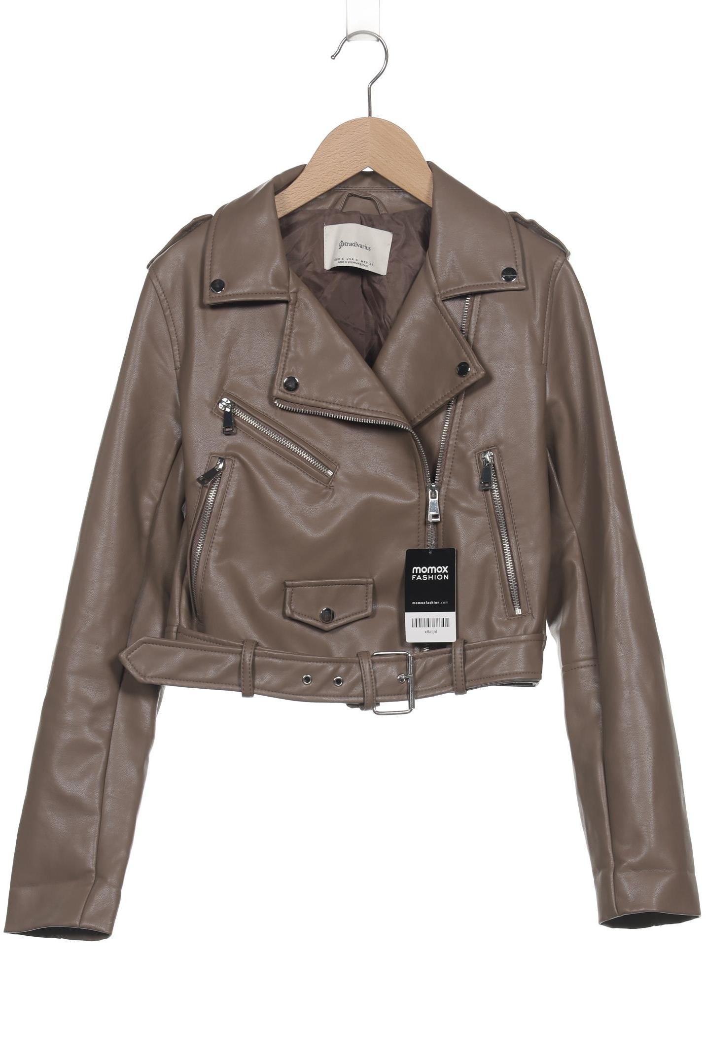 

Stradivarius Damen Jacke, beige, Gr. 36