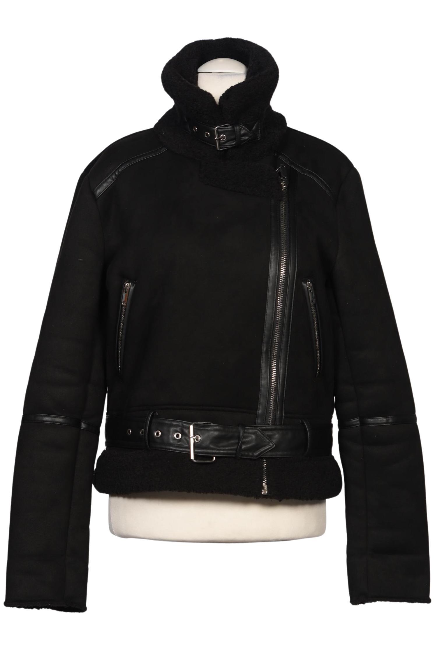 

Stradivarius Damen Jacke, schwarz, Gr. 38