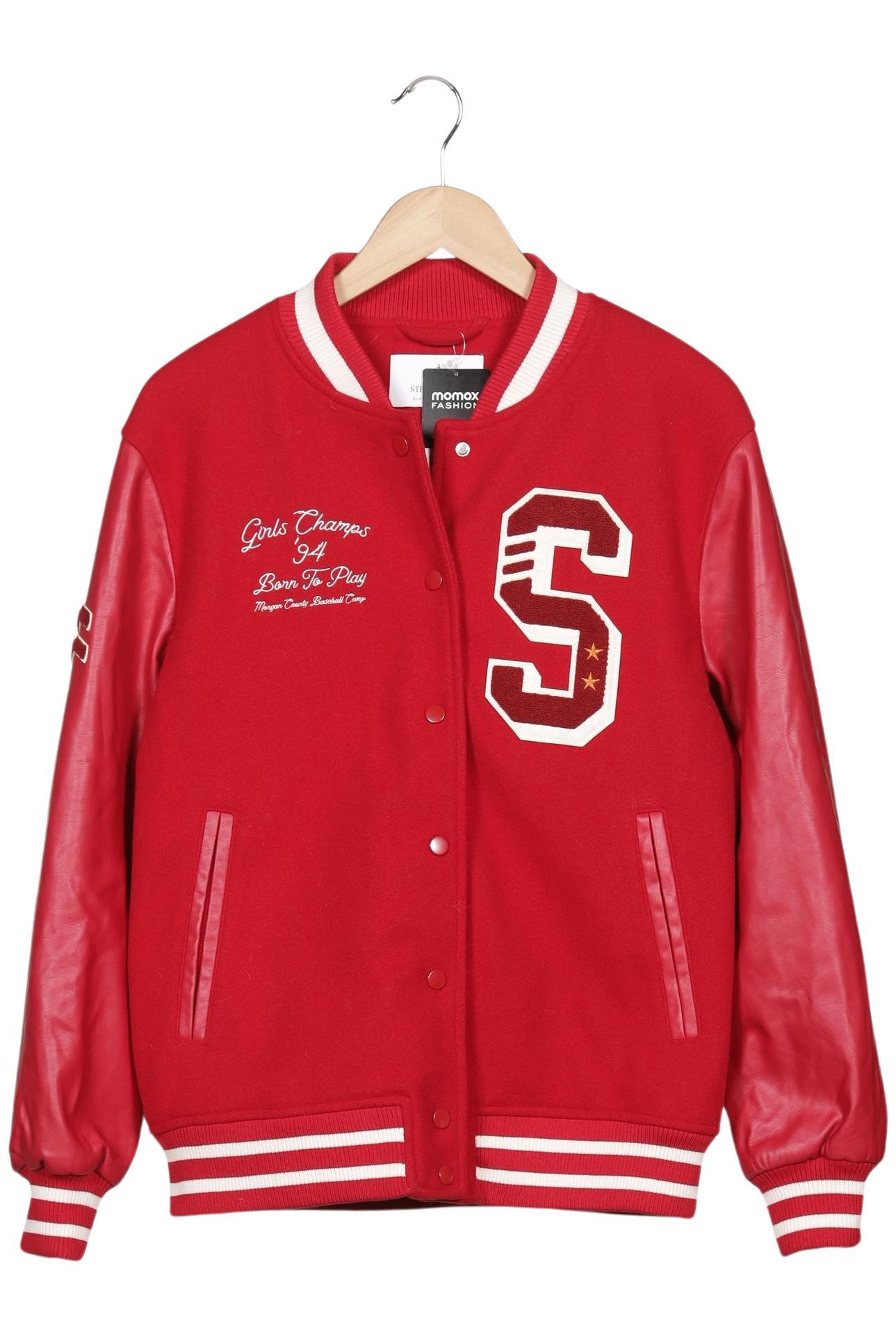 

Stradivarius Damen Jacke, rot, Gr. 36