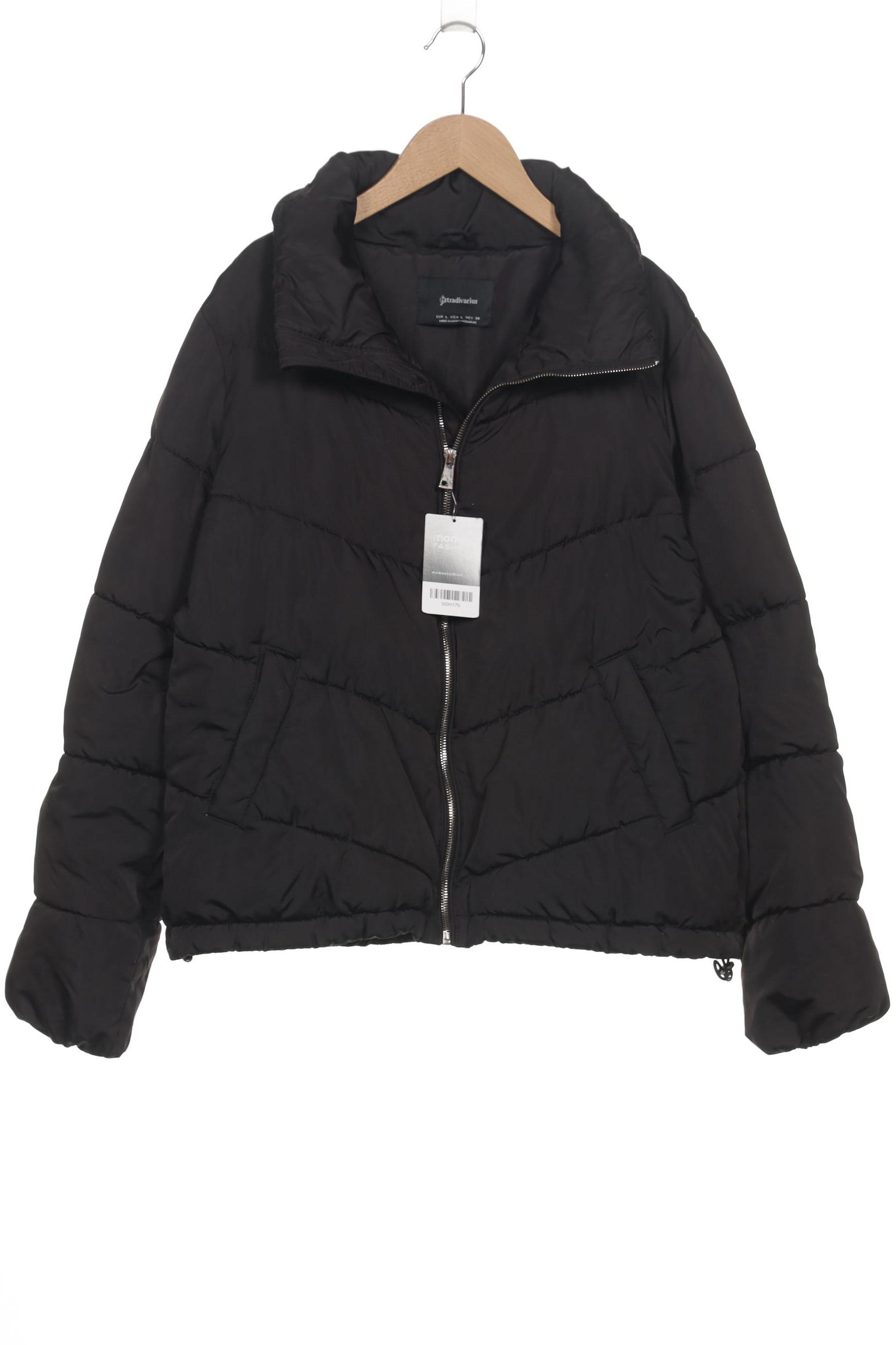 

Stradivarius Damen Jacke, schwarz, Gr. 42