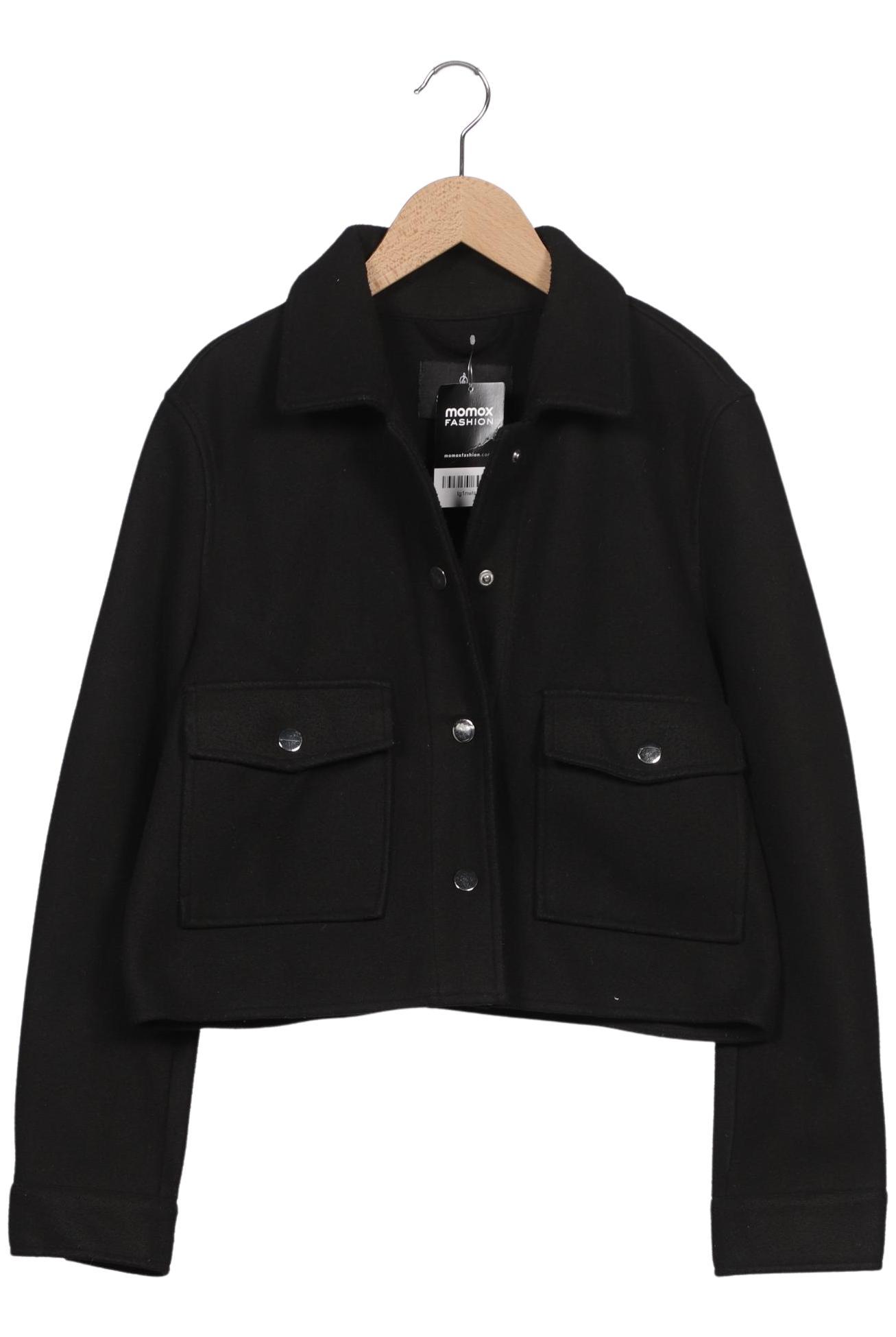 

Stradivarius Damen Jacke, schwarz, Gr. 36