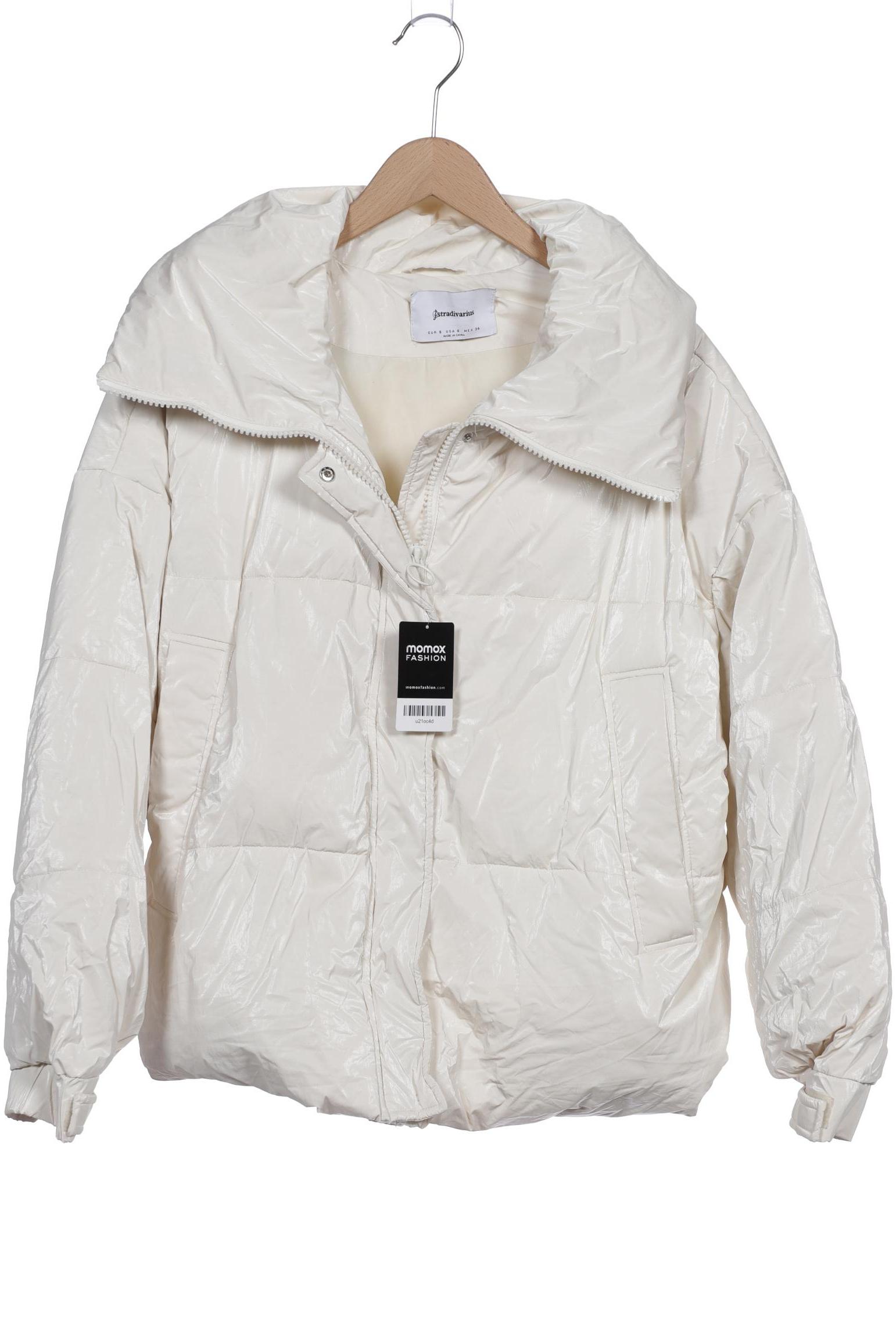 

Stradivarius Damen Jacke, weiß, Gr. 36