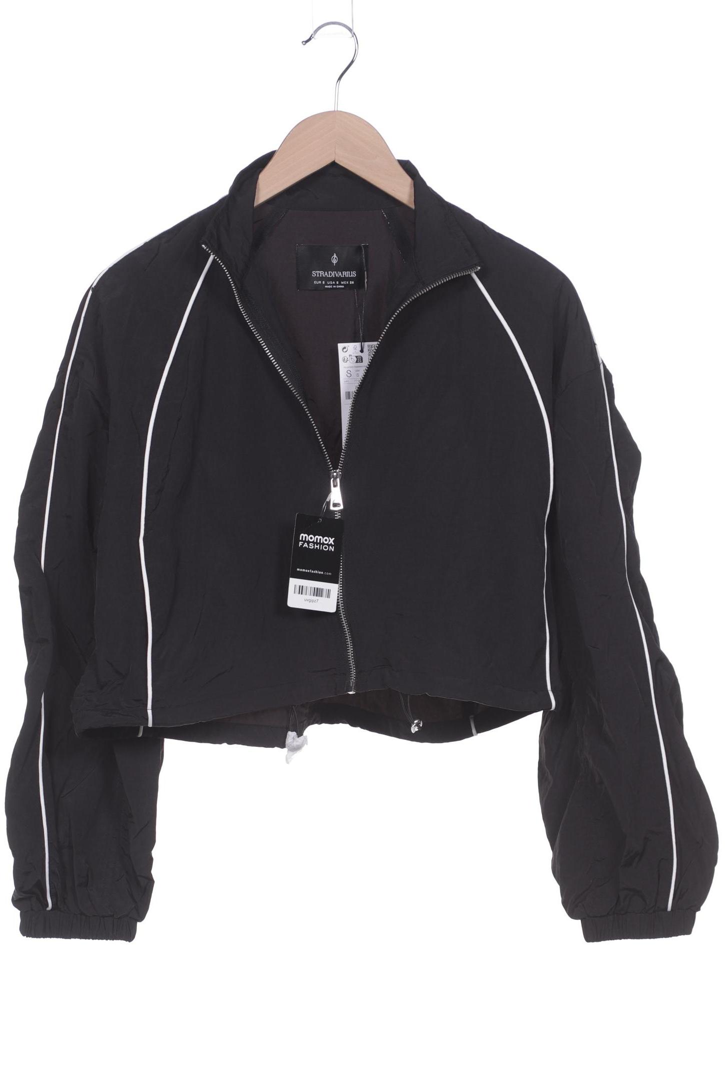

Stradivarius Damen Jacke, schwarz, Gr. 36
