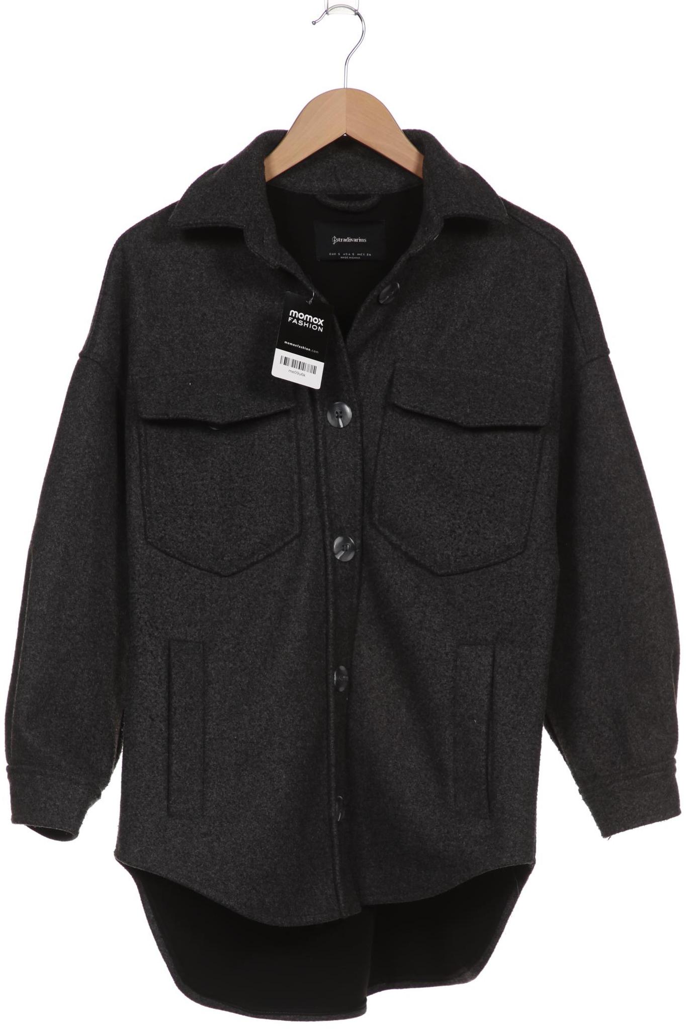 

Stradivarius Damen Jacke, grau, Gr. 36