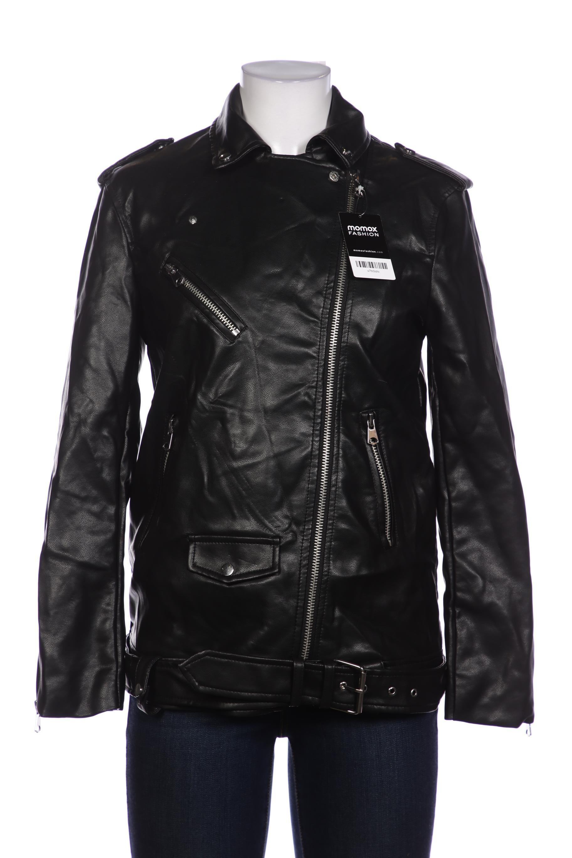 

Stradivarius Damen Jacke, schwarz, Gr. 36