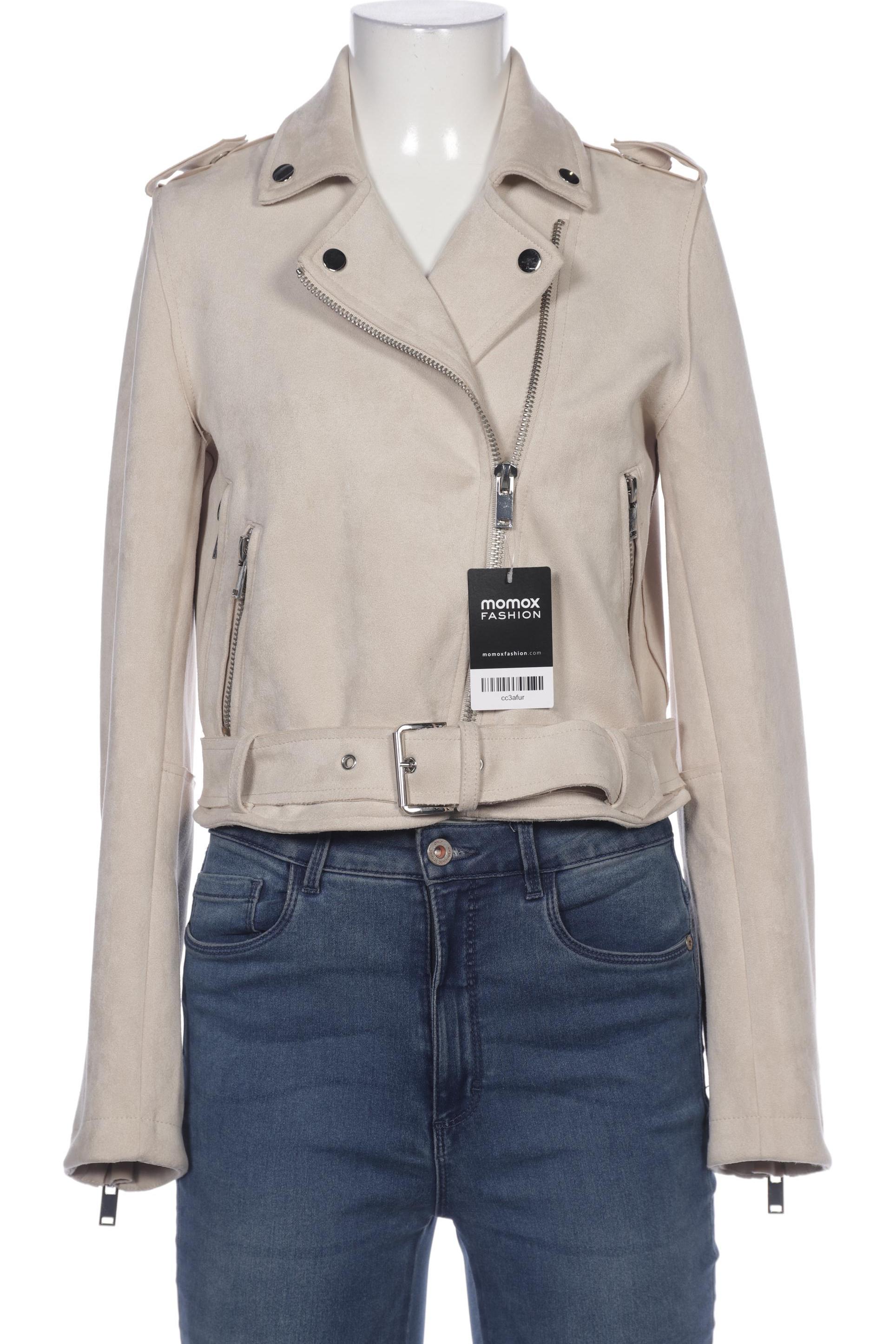 

Stradivarius Damen Jacke, cremeweiß