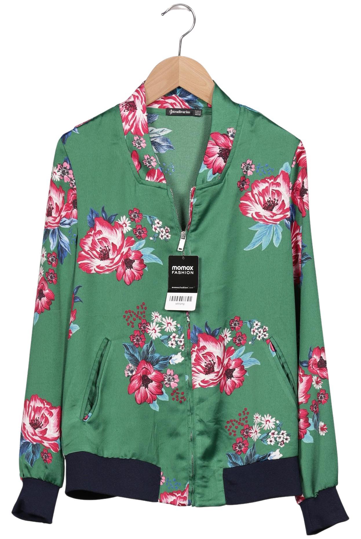

Stradivarius Damen Jacke, grün, Gr. 36