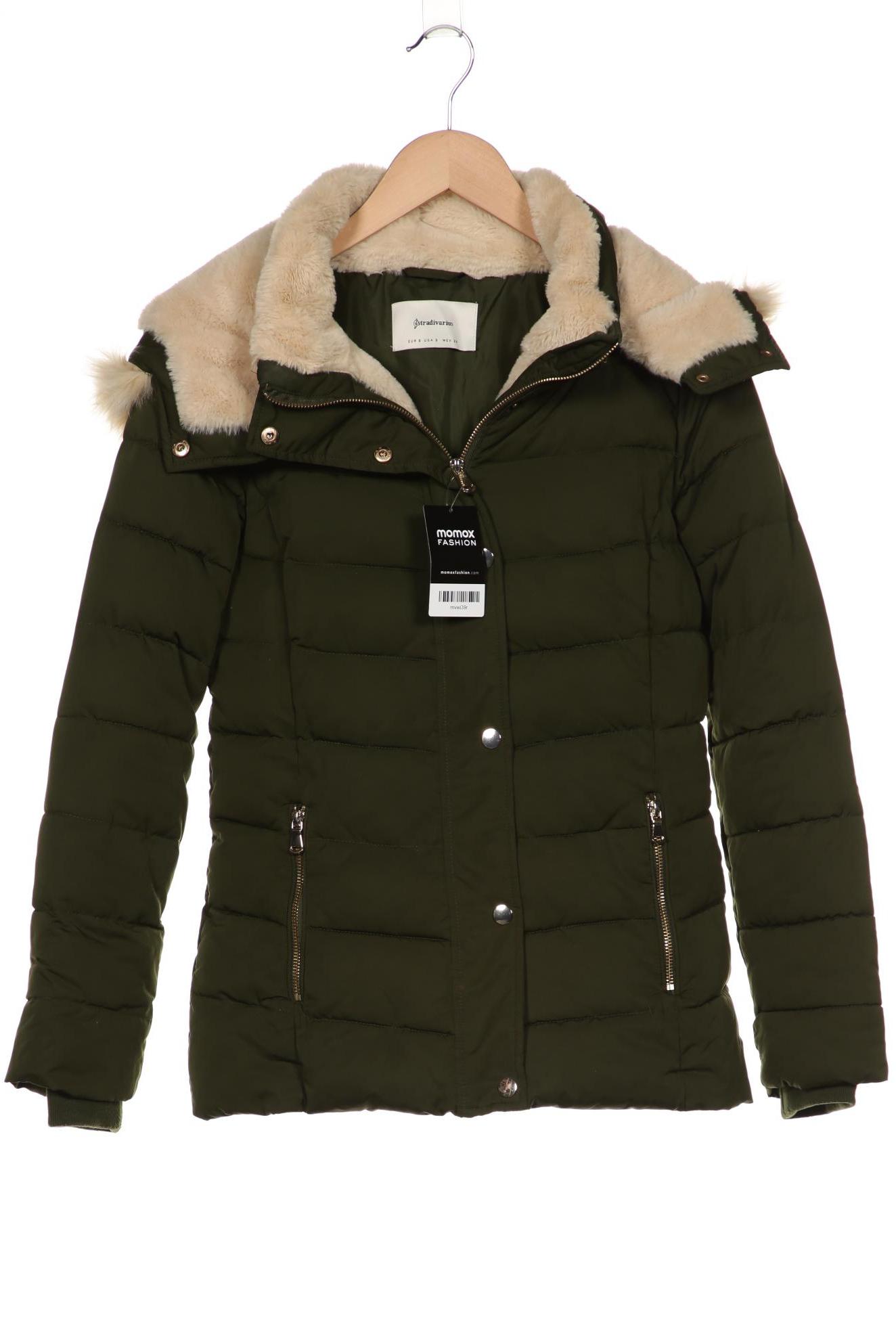 

Stradivarius Damen Jacke, grün, Gr. 36