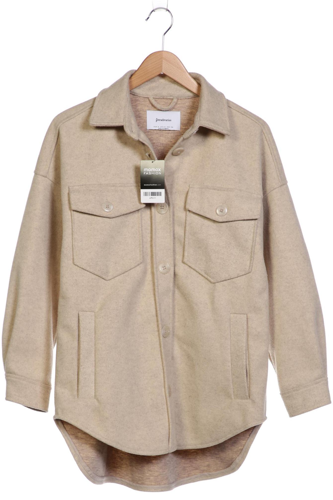 

Stradivarius Damen Jacke, beige, Gr. 36