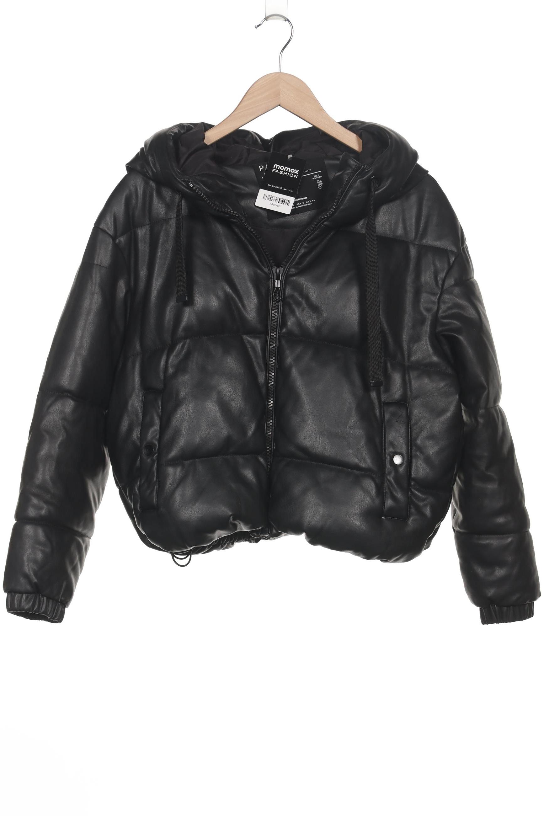 

Stradivarius Damen Jacke, schwarz, Gr. 36