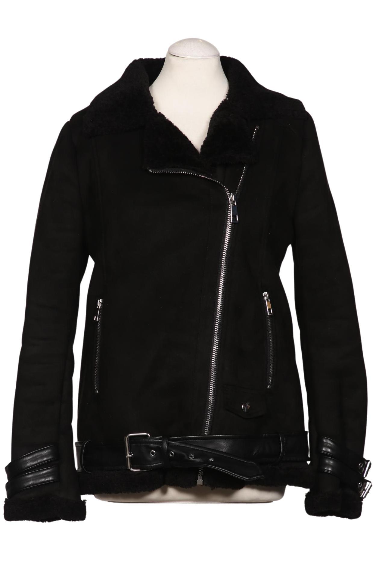 

Stradivarius Damen Jacke, schwarz, Gr. 36