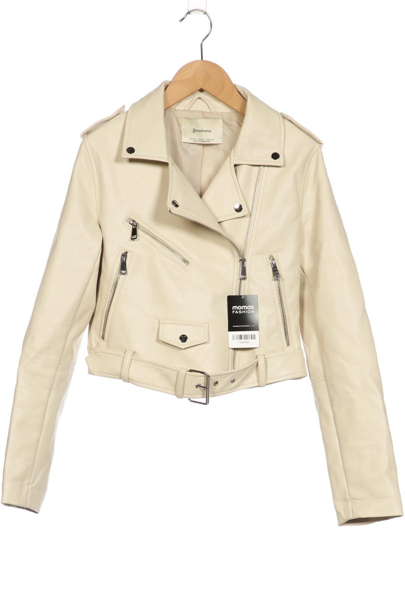 

Stradivarius Damen Jacke, cremeweiß, Gr. 36