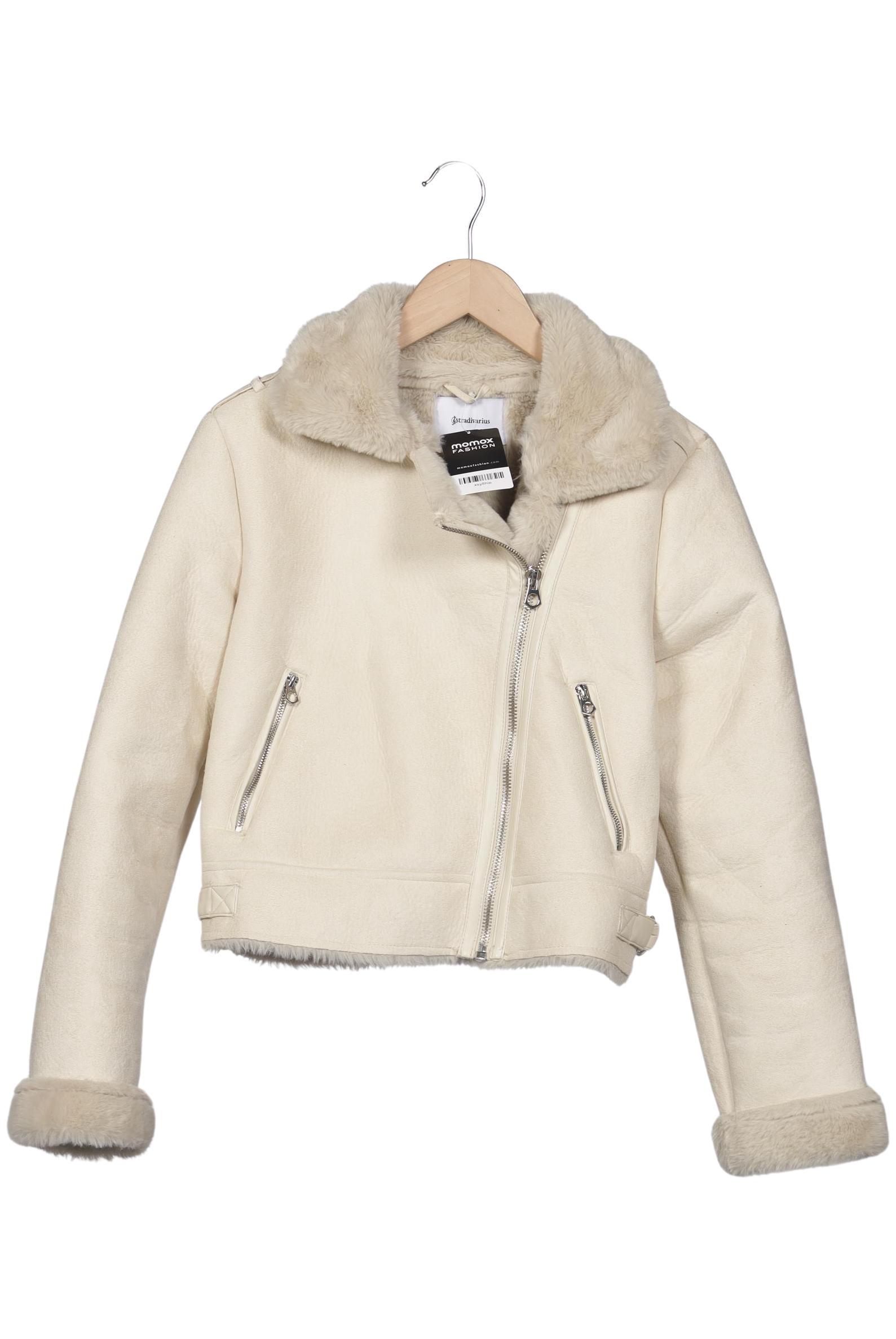 

Stradivarius Damen Jacke, cremeweiß, Gr. 38