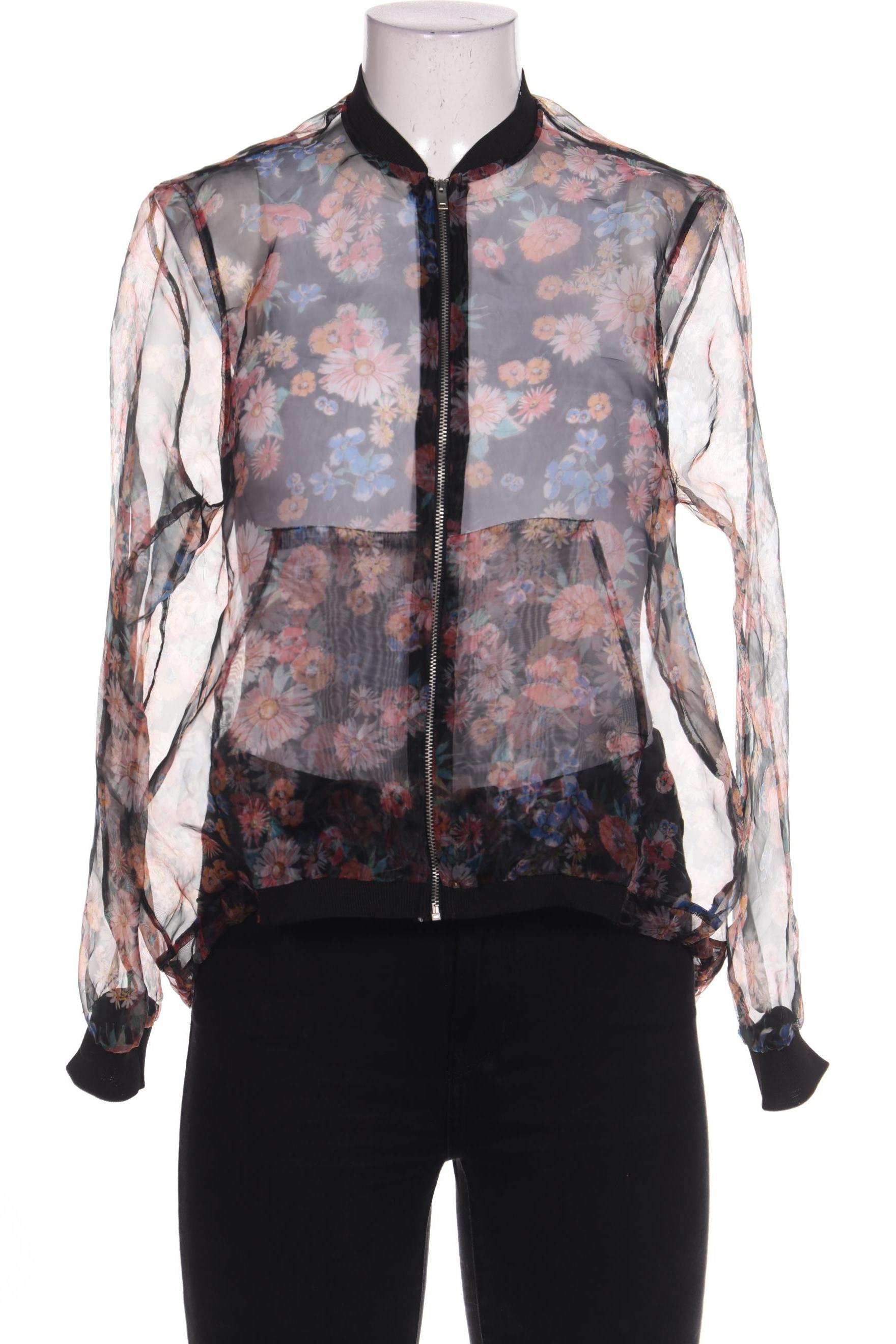 

Stradivarius Damen Jacke, schwarz, Gr. 38