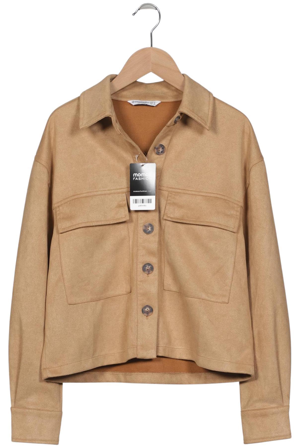 

Stradivarius Damen Jacke, beige, Gr. 36