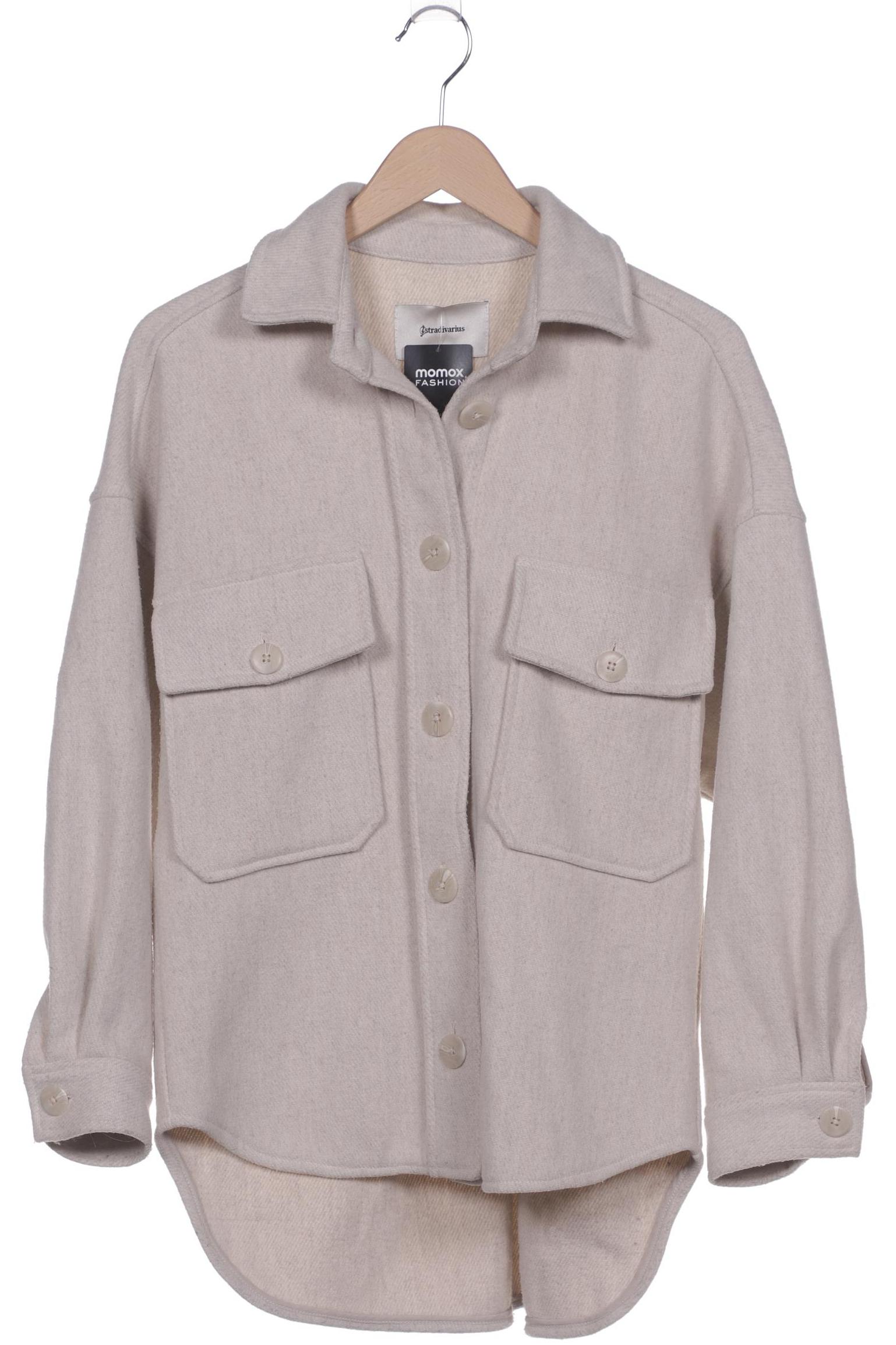 

Stradivarius Damen Jacke, cremeweiß, Gr. 36