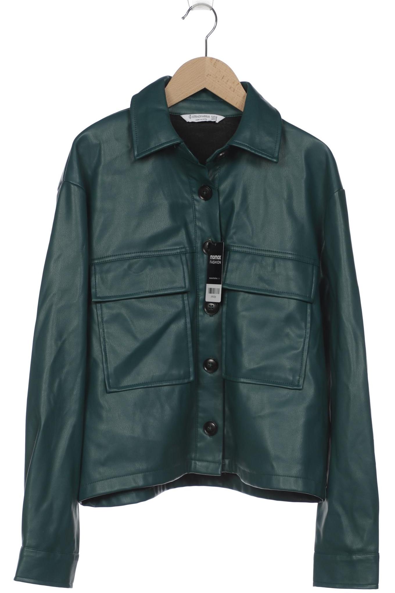 

Stradivarius Damen Jacke, türkis, Gr. 38