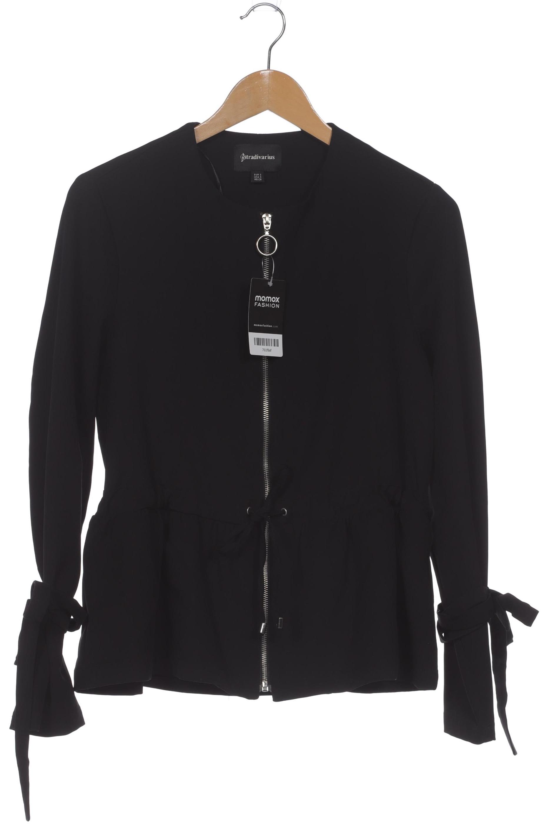 

Stradivarius Damen Jacke, schwarz