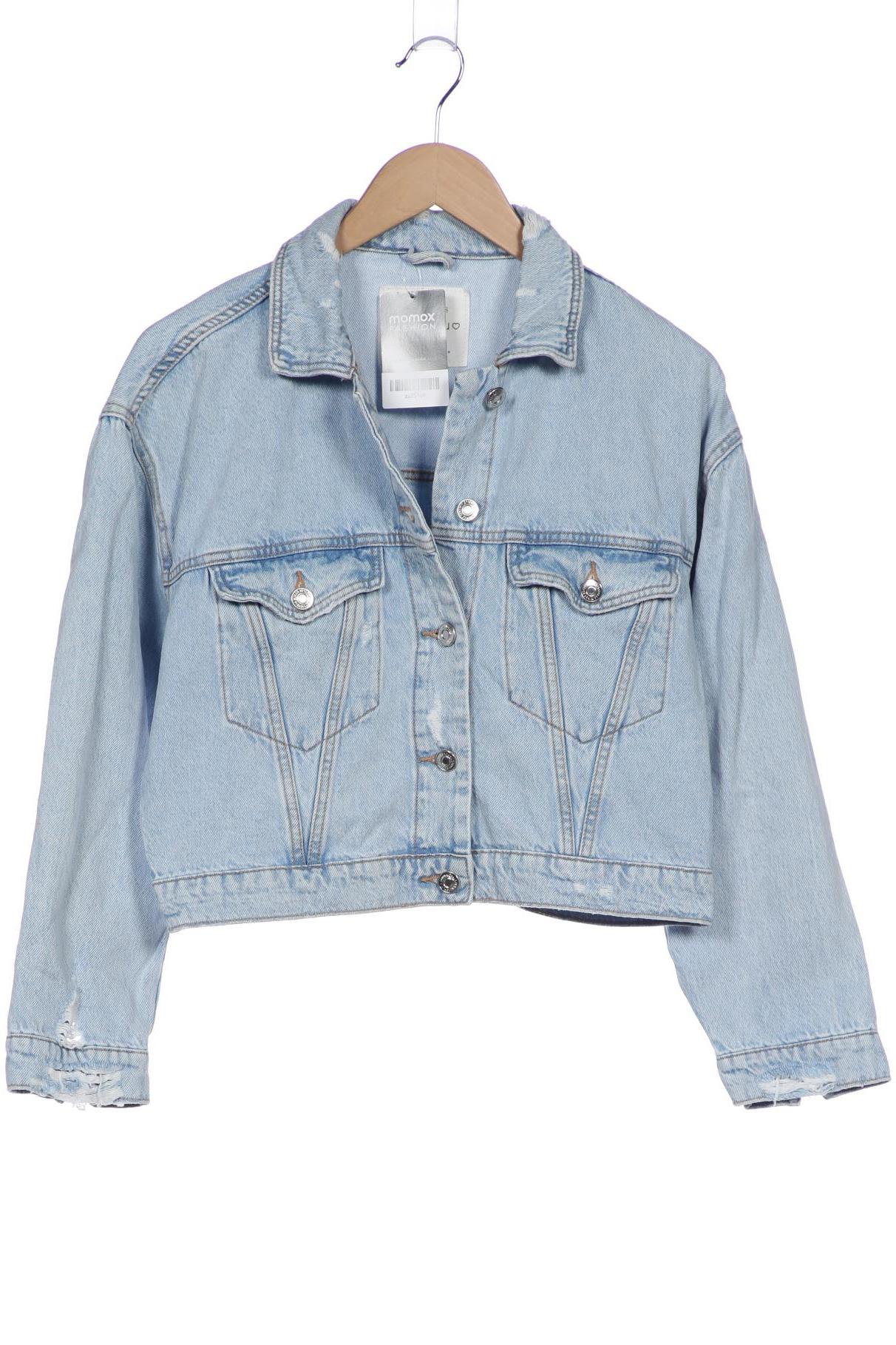 

Stradivarius Damen Jacke, blau, Gr. 36