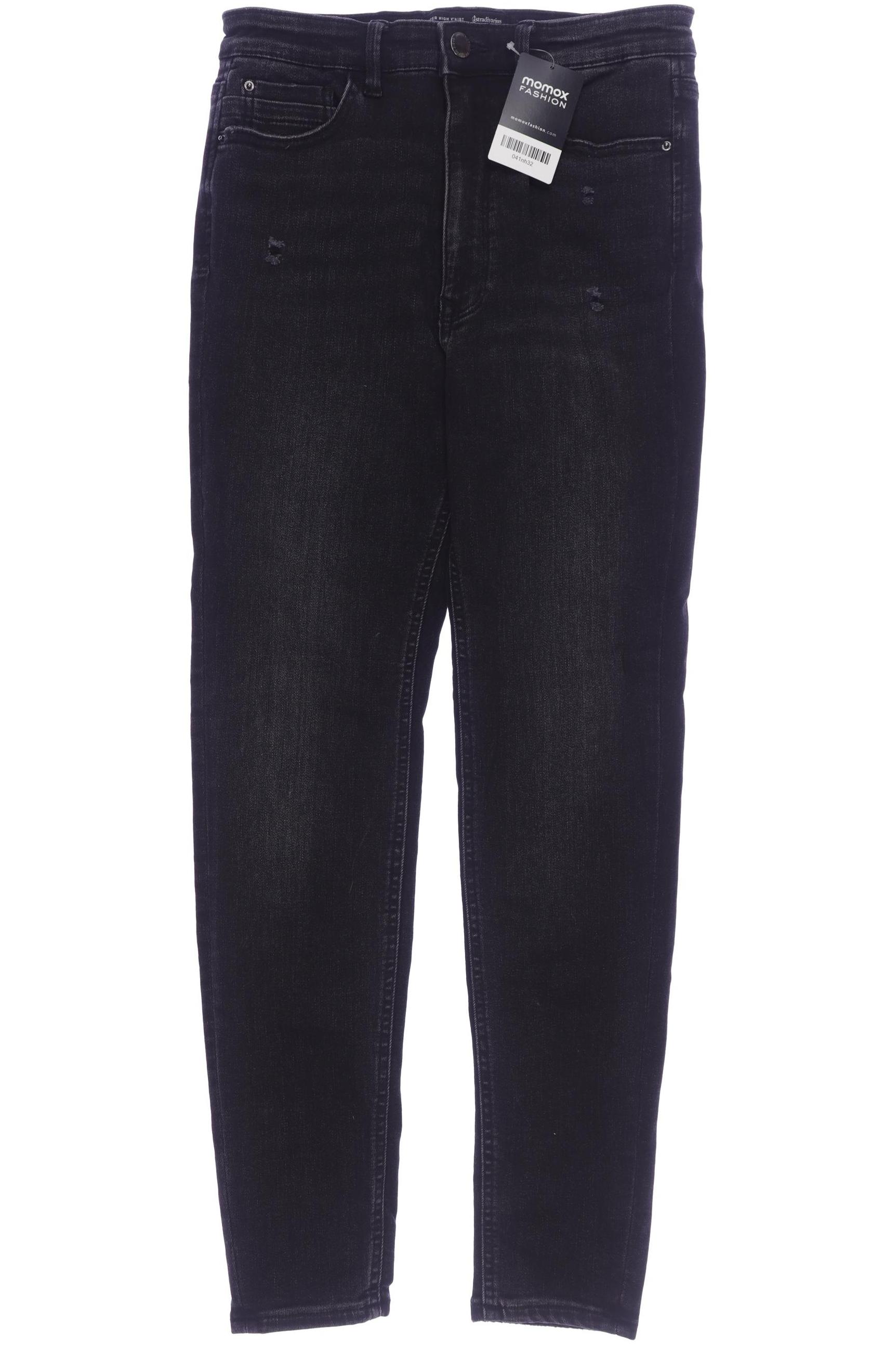 

Stradivarius Damen Jeans, schwarz, Gr. 38
