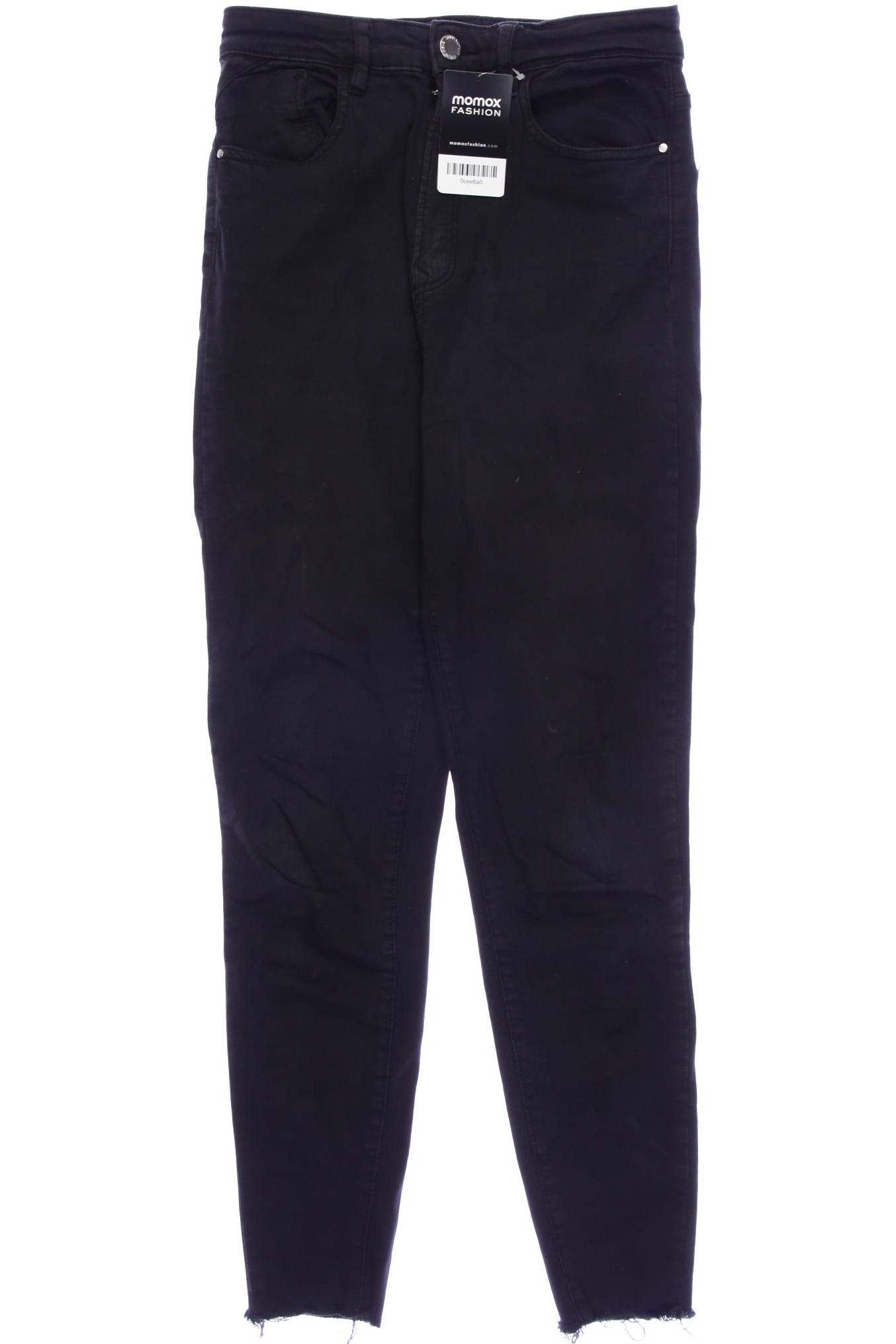 

Stradivarius Damen Jeans, schwarz, Gr. 38