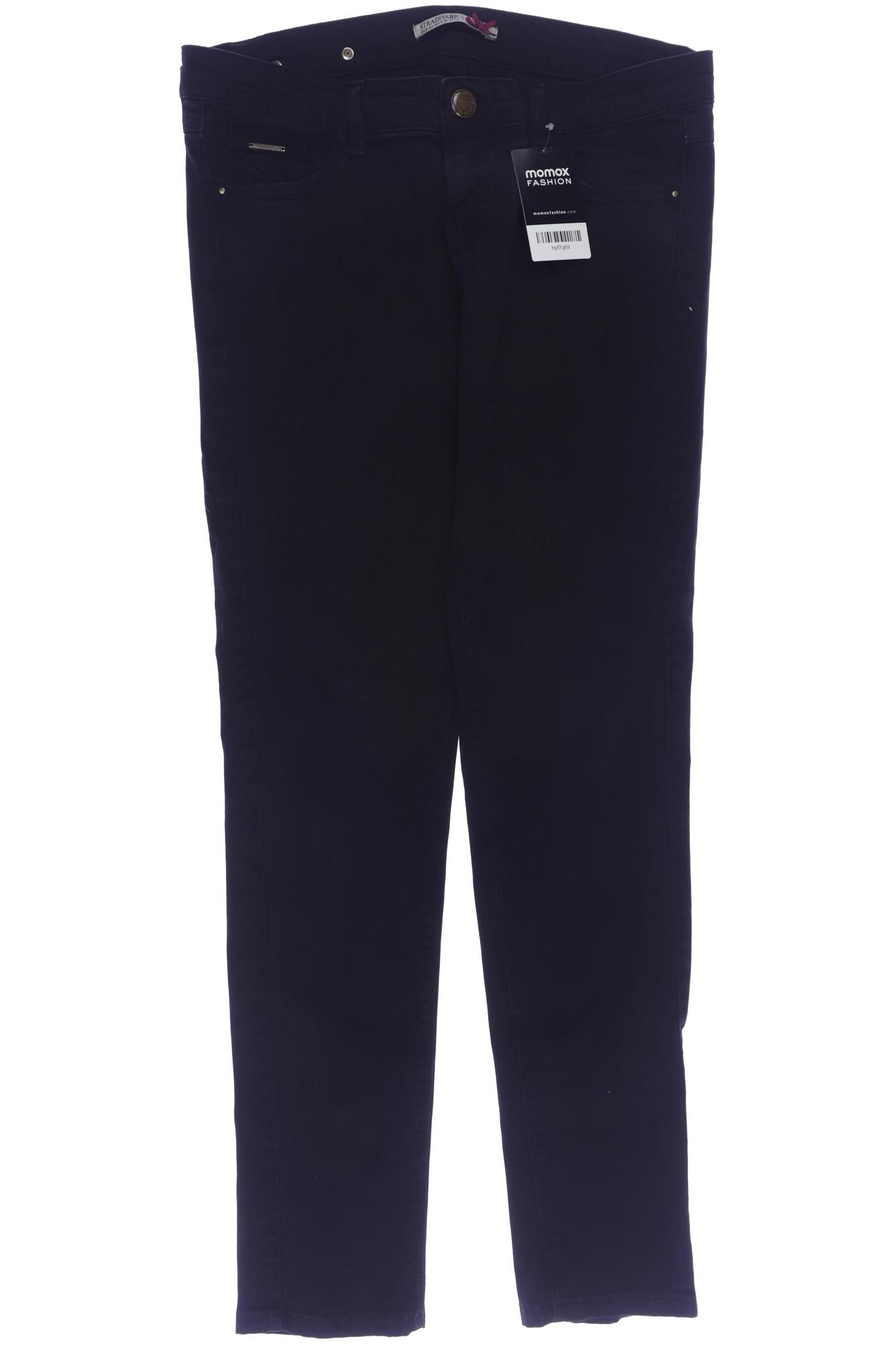

Stradivarius Damen Jeans, schwarz, Gr. 42