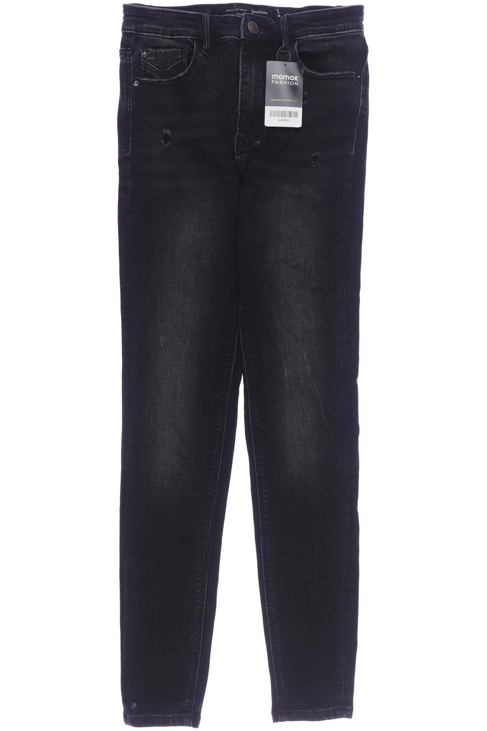 

Stradivarius Damen Jeans, schwarz, Gr. 36