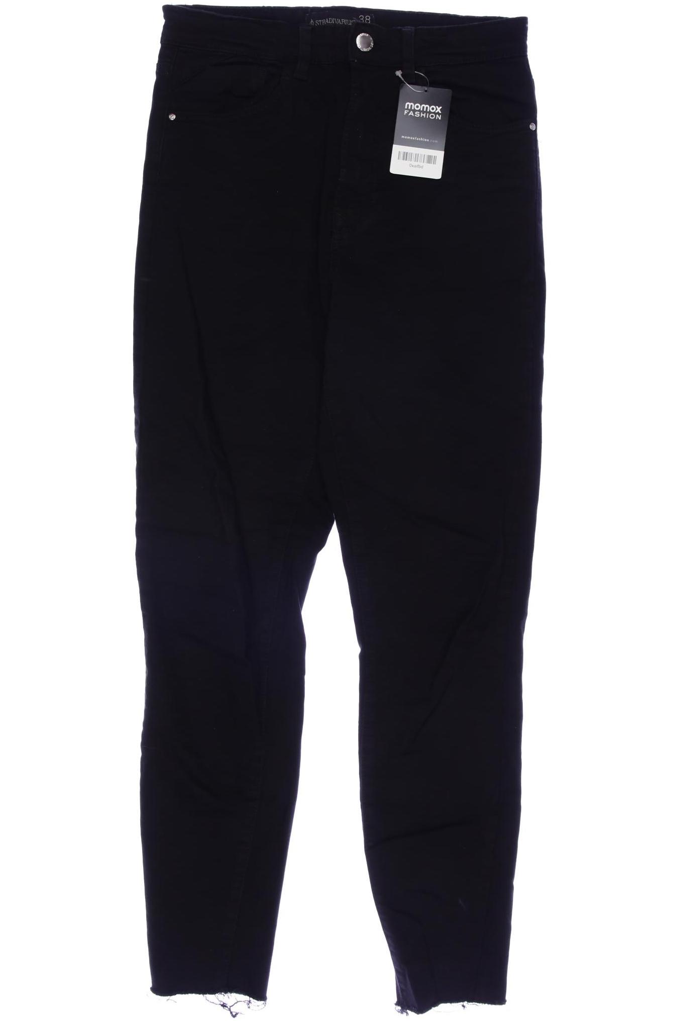 

Stradivarius Damen Jeans, schwarz, Gr. 38