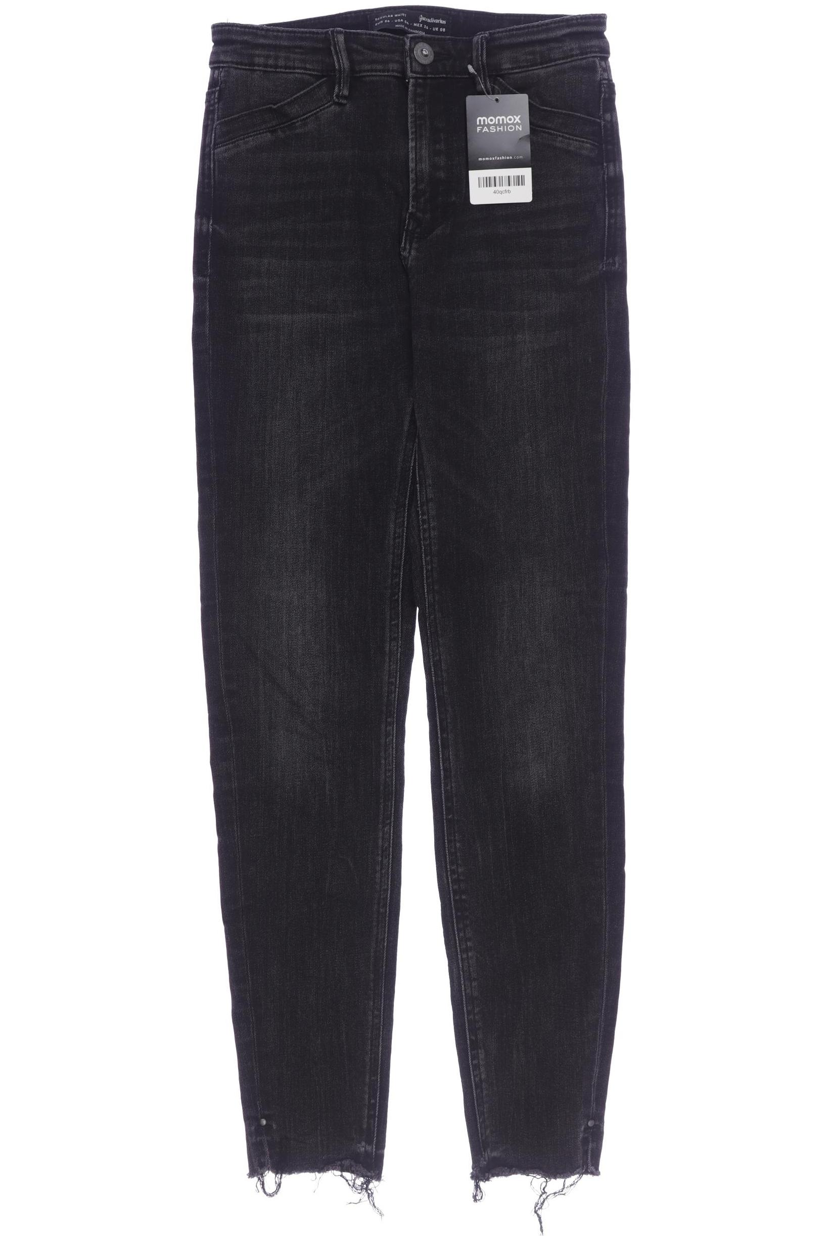 

Stradivarius Damen Jeans, schwarz, Gr. 36