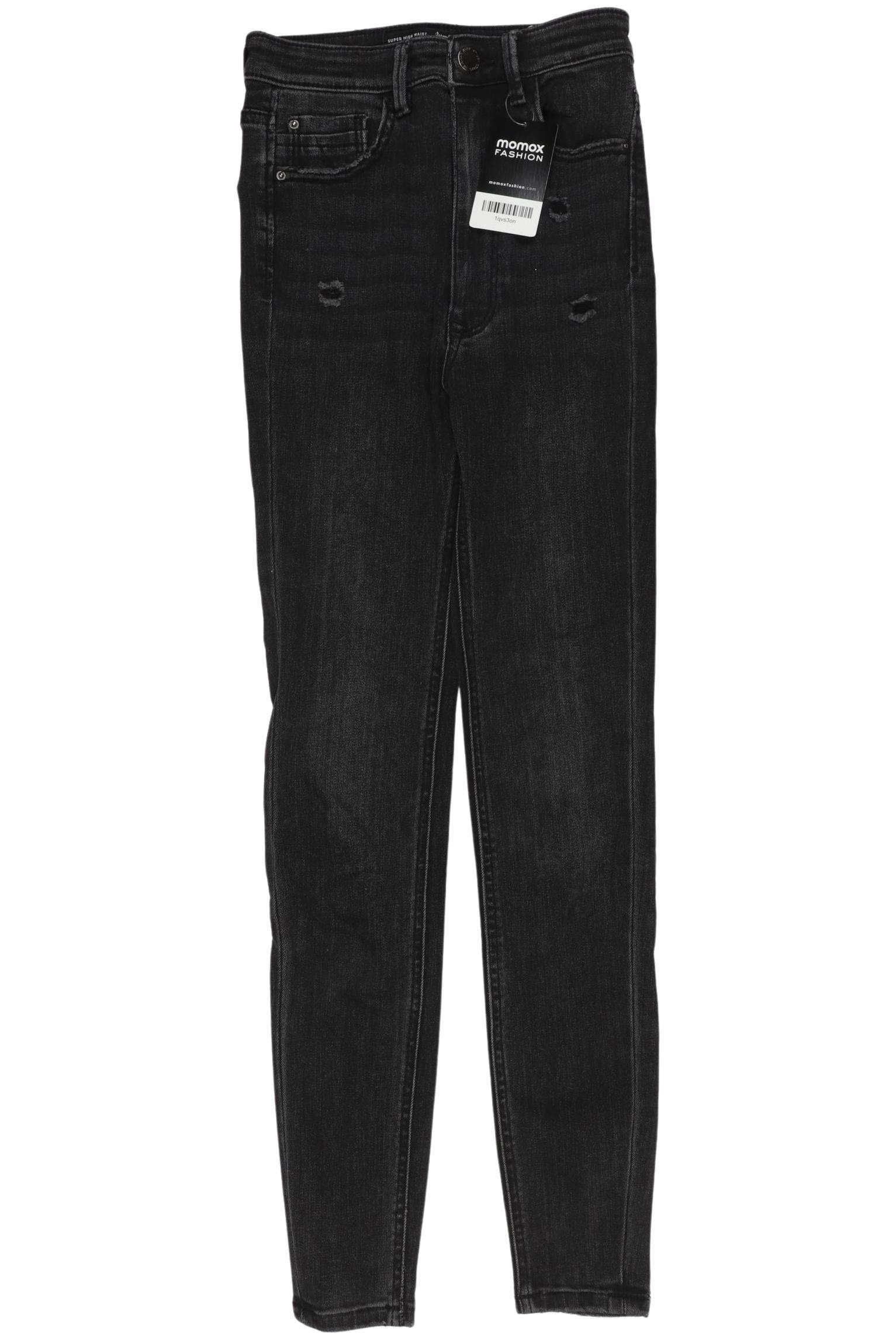 

Stradivarius Damen Jeans, schwarz, Gr. 32