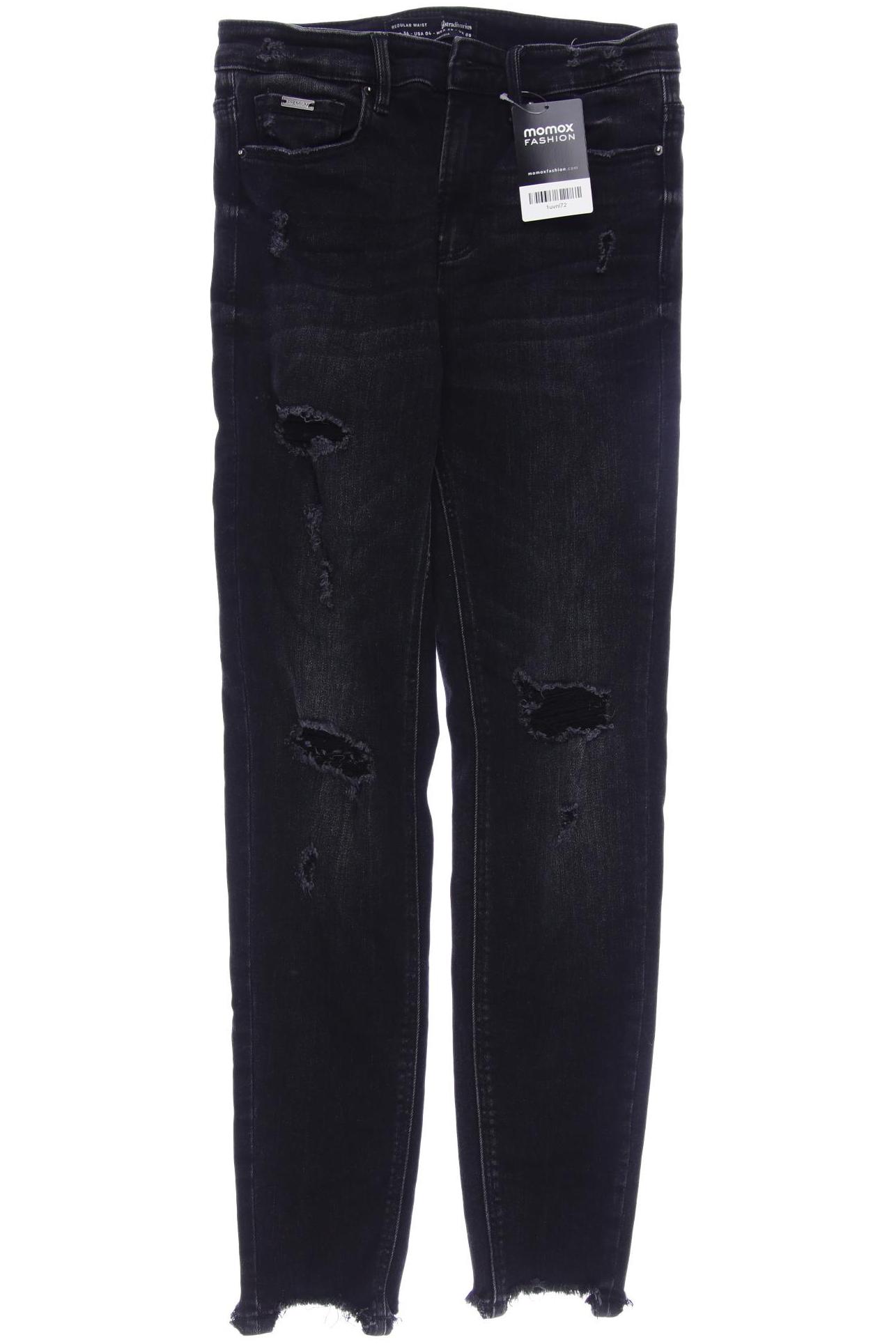 

Stradivarius Damen Jeans, schwarz