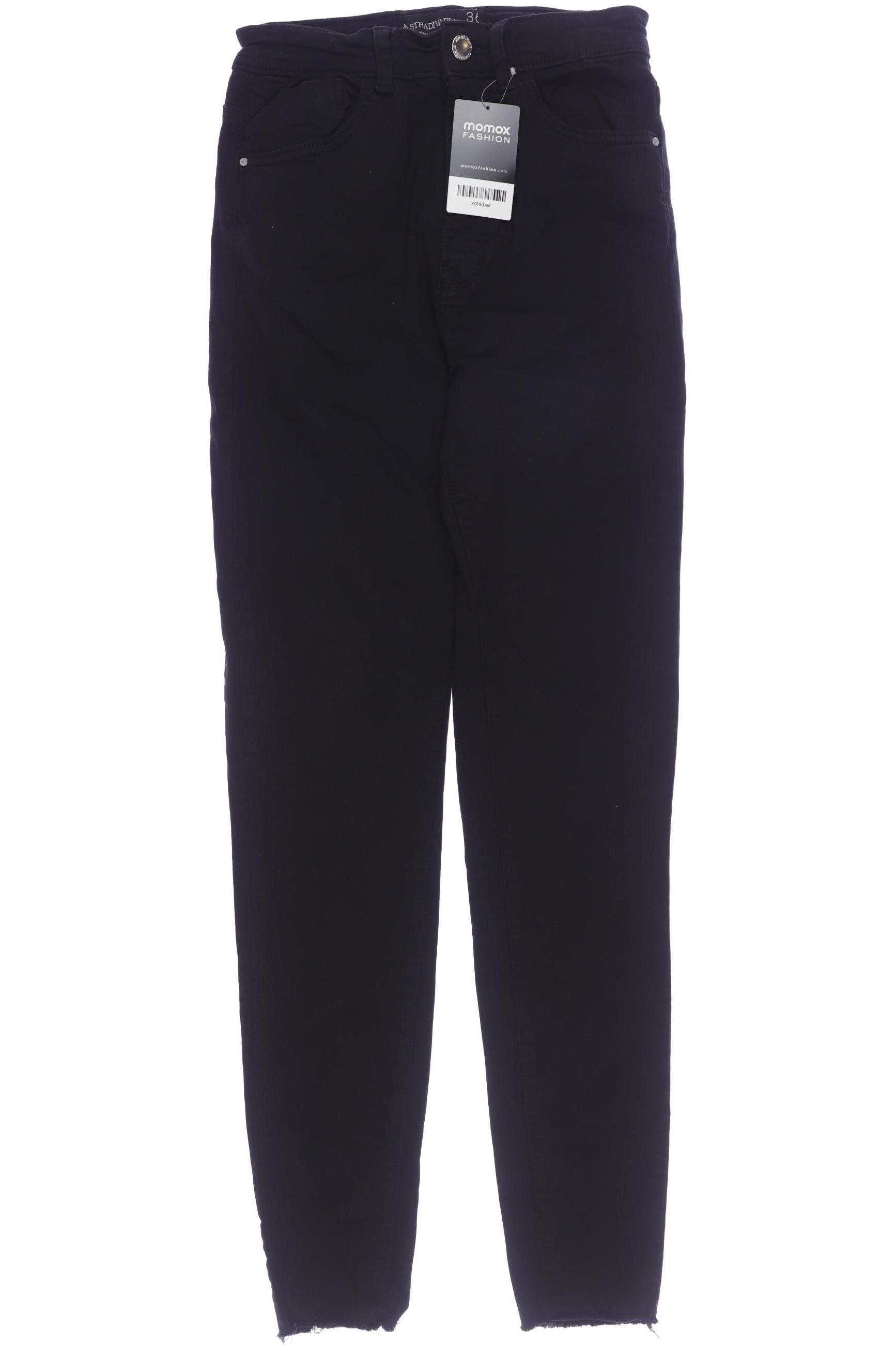 

Stradivarius Damen Jeans, schwarz, Gr. 36