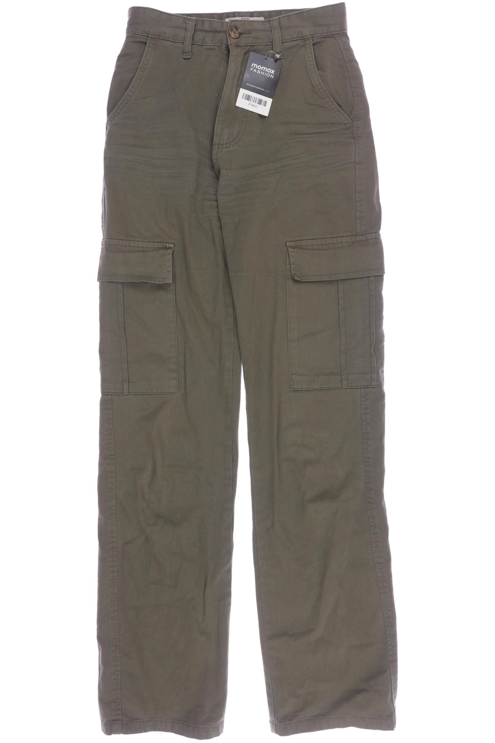 

Stradivarius Damen Jeans, grün, Gr. 34