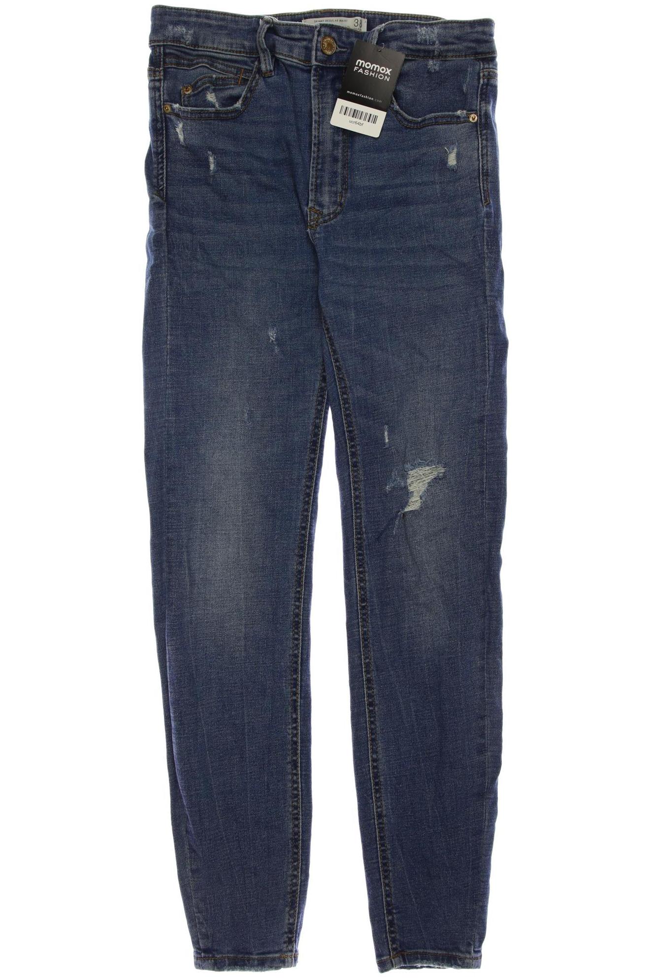 

Stradivarius Damen Jeans, marineblau