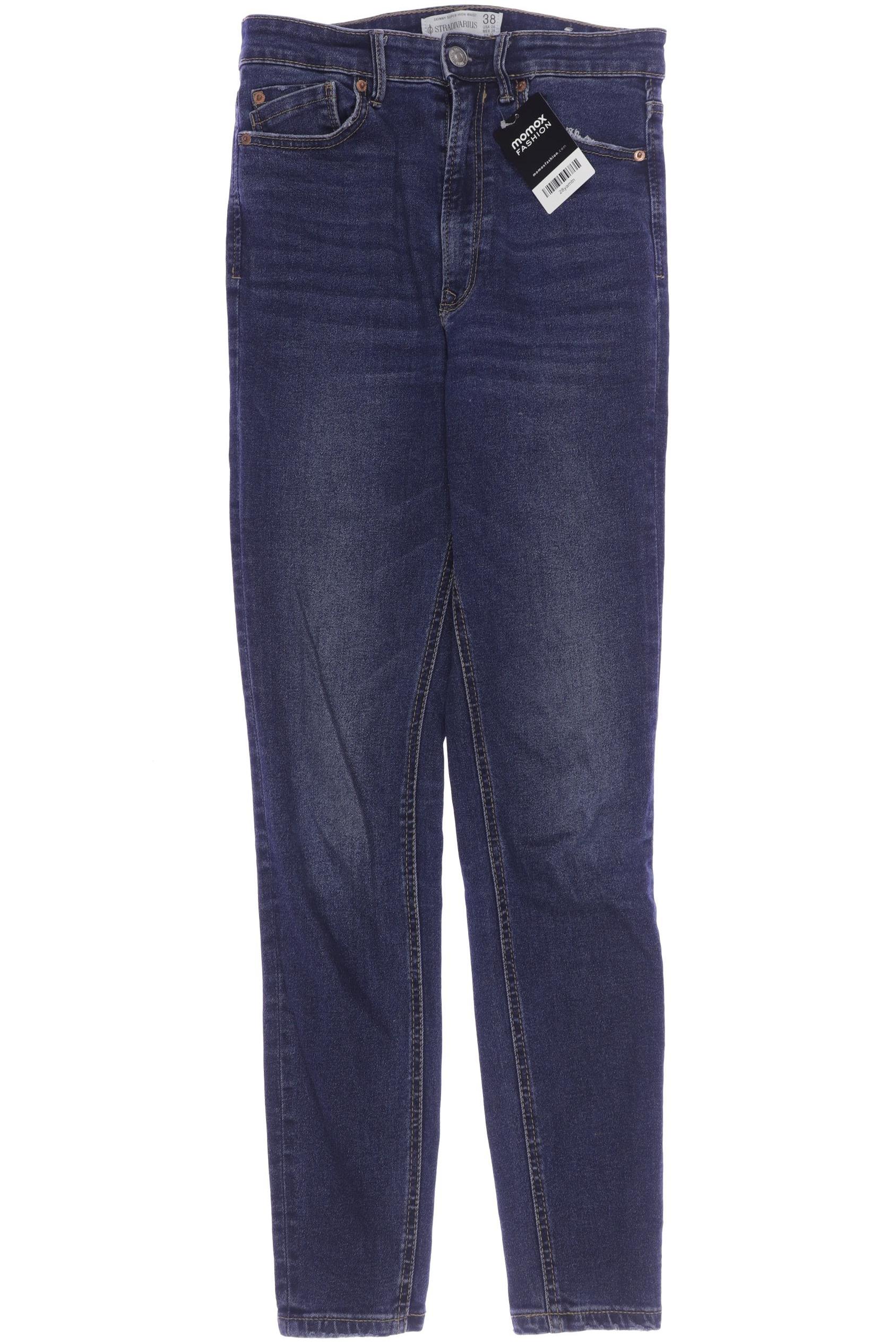 

Stradivarius Damen Jeans, marineblau, Gr. 38