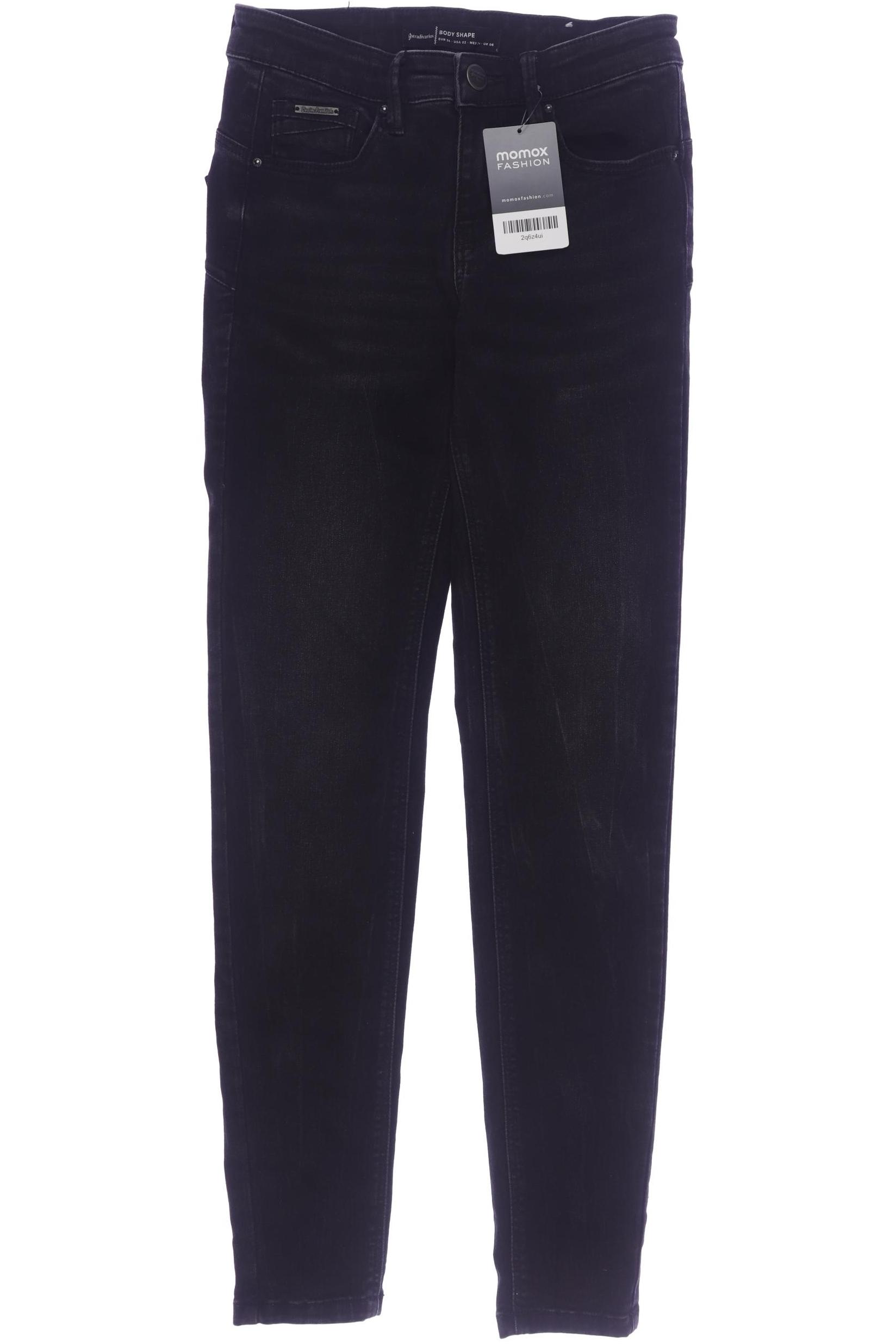 

Stradivarius Damen Jeans, schwarz, Gr. 34