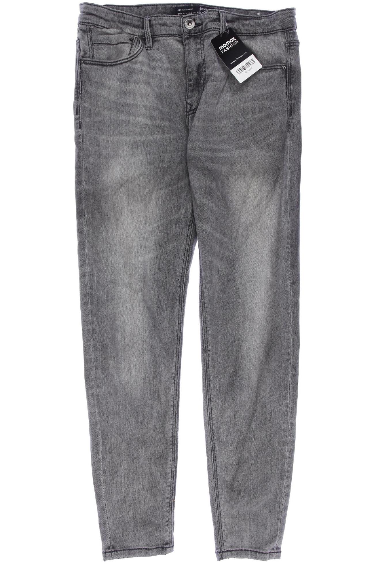 

Stradivarius Damen Jeans, grau, Gr. 42