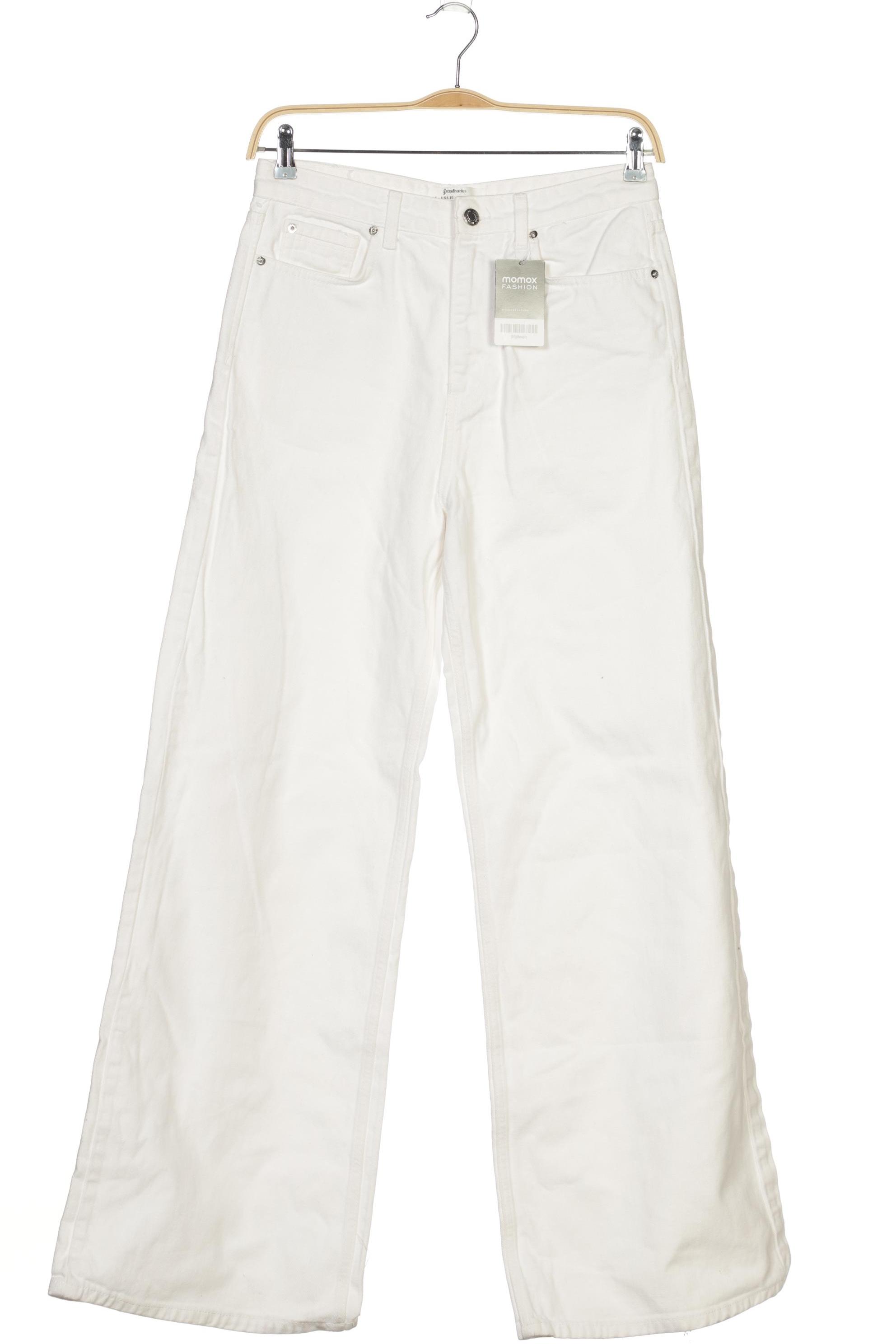 

Stradivarius Damen Jeans, weiß, Gr. 42