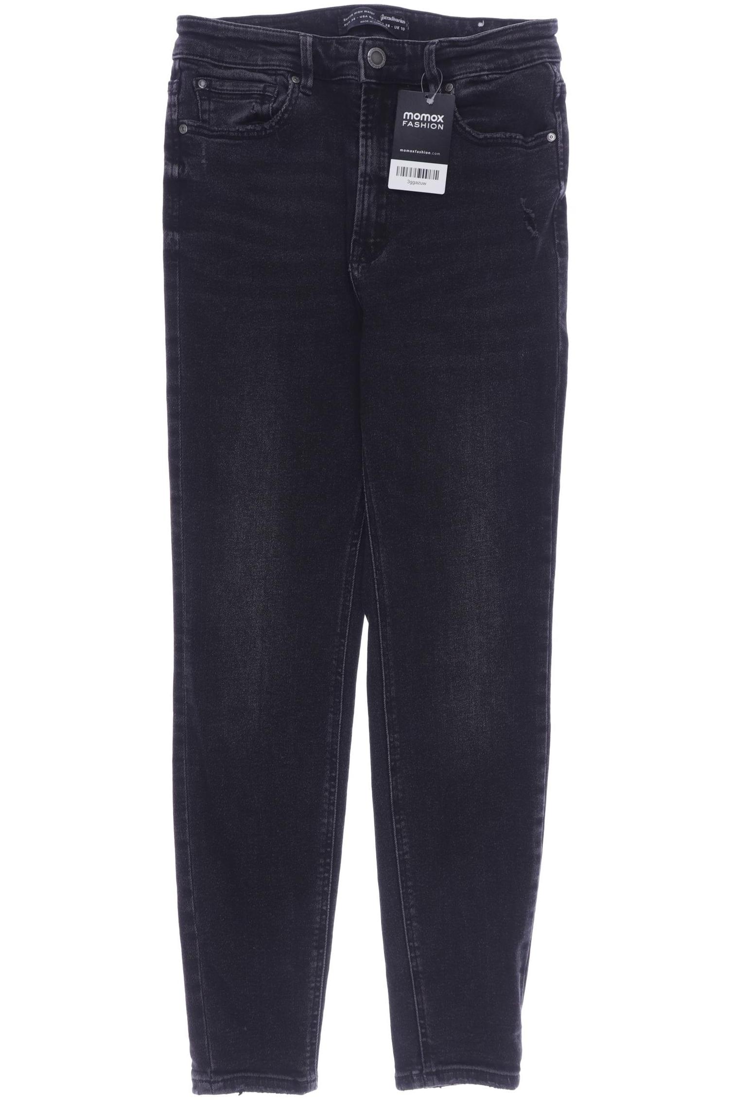 

Stradivarius Damen Jeans, schwarz