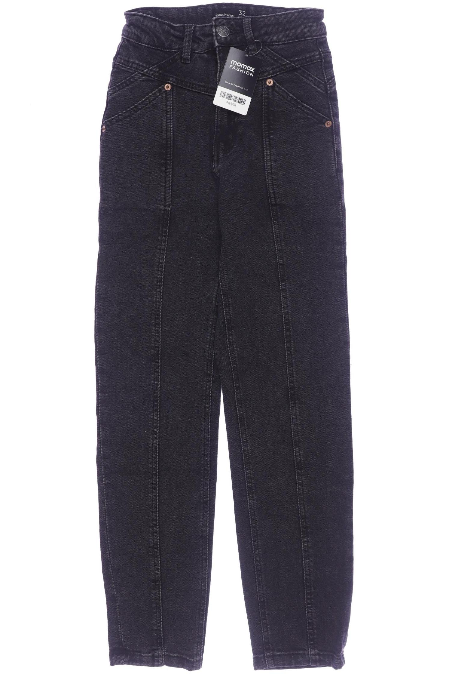 

Stradivarius Damen Jeans, schwarz, Gr. 32