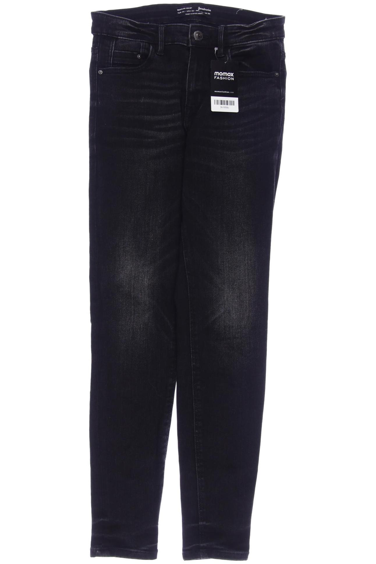 

Stradivarius Damen Jeans, schwarz