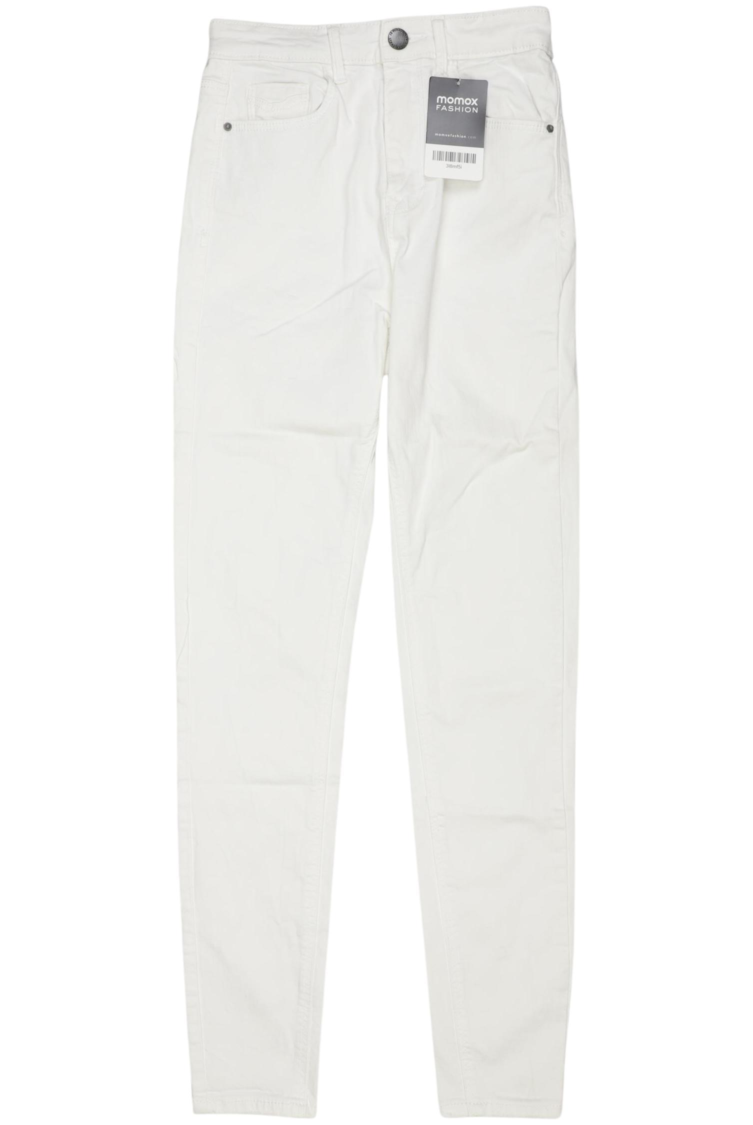 

Stradivarius Damen Jeans, weiß, Gr. 34