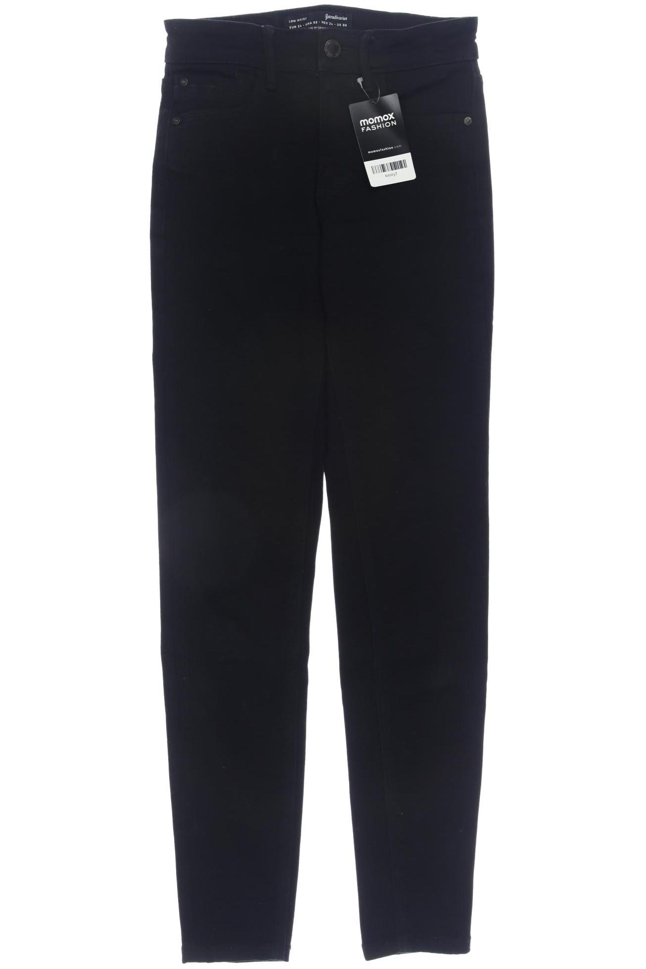 

Stradivarius Damen Jeans, schwarz, Gr. 34