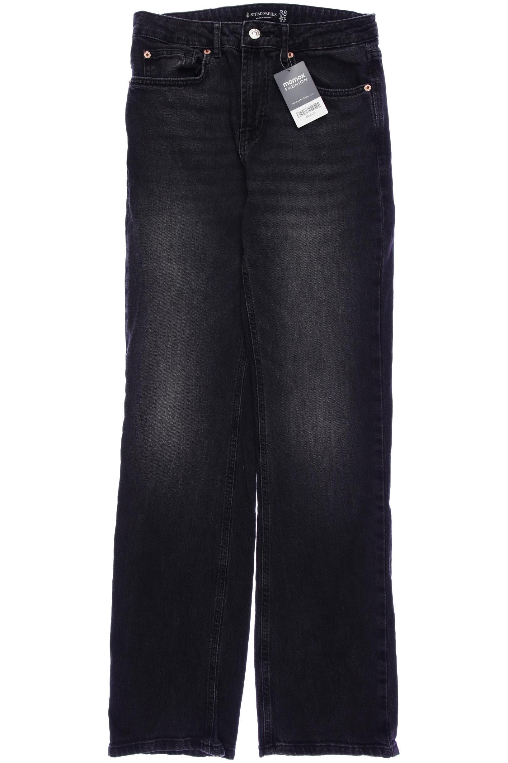 

Stradivarius Damen Jeans, schwarz, Gr. 38
