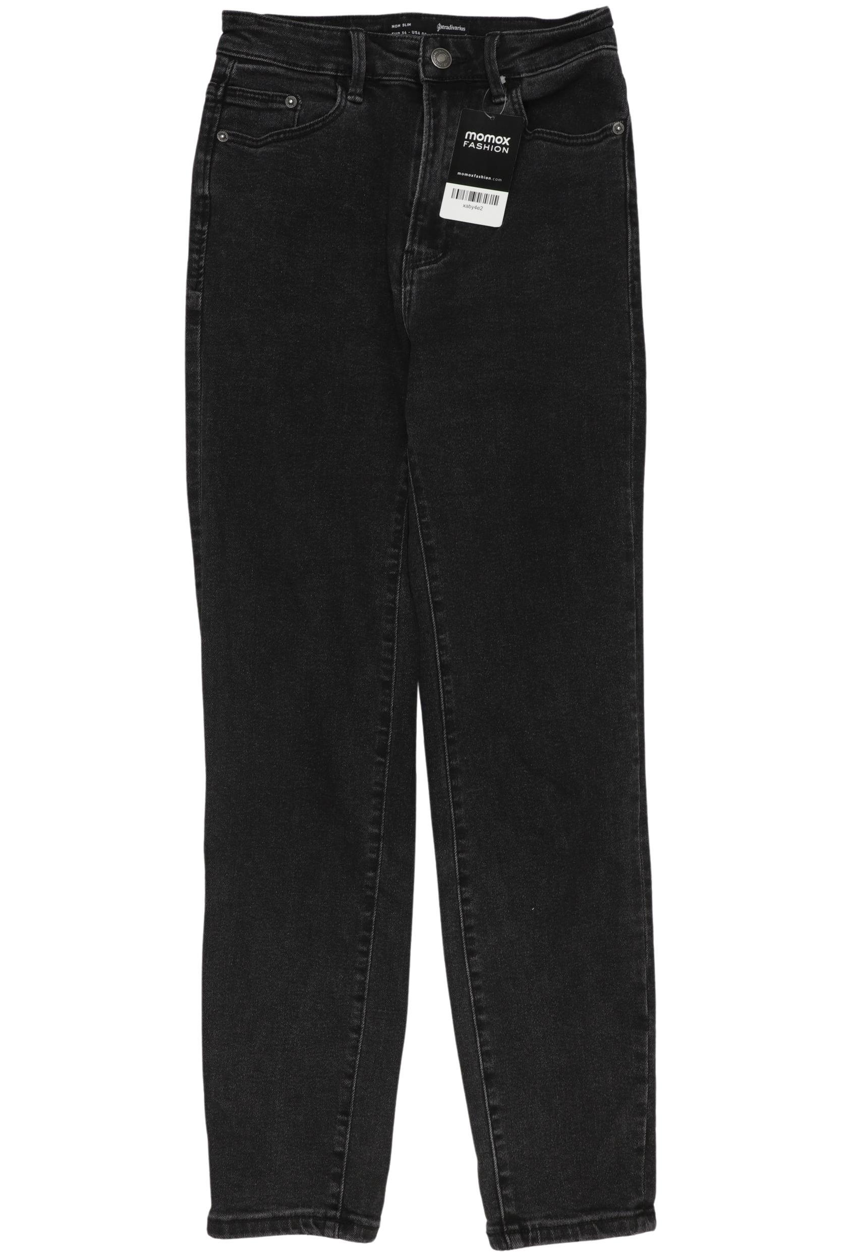 

Stradivarius Damen Jeans, schwarz, Gr. 34