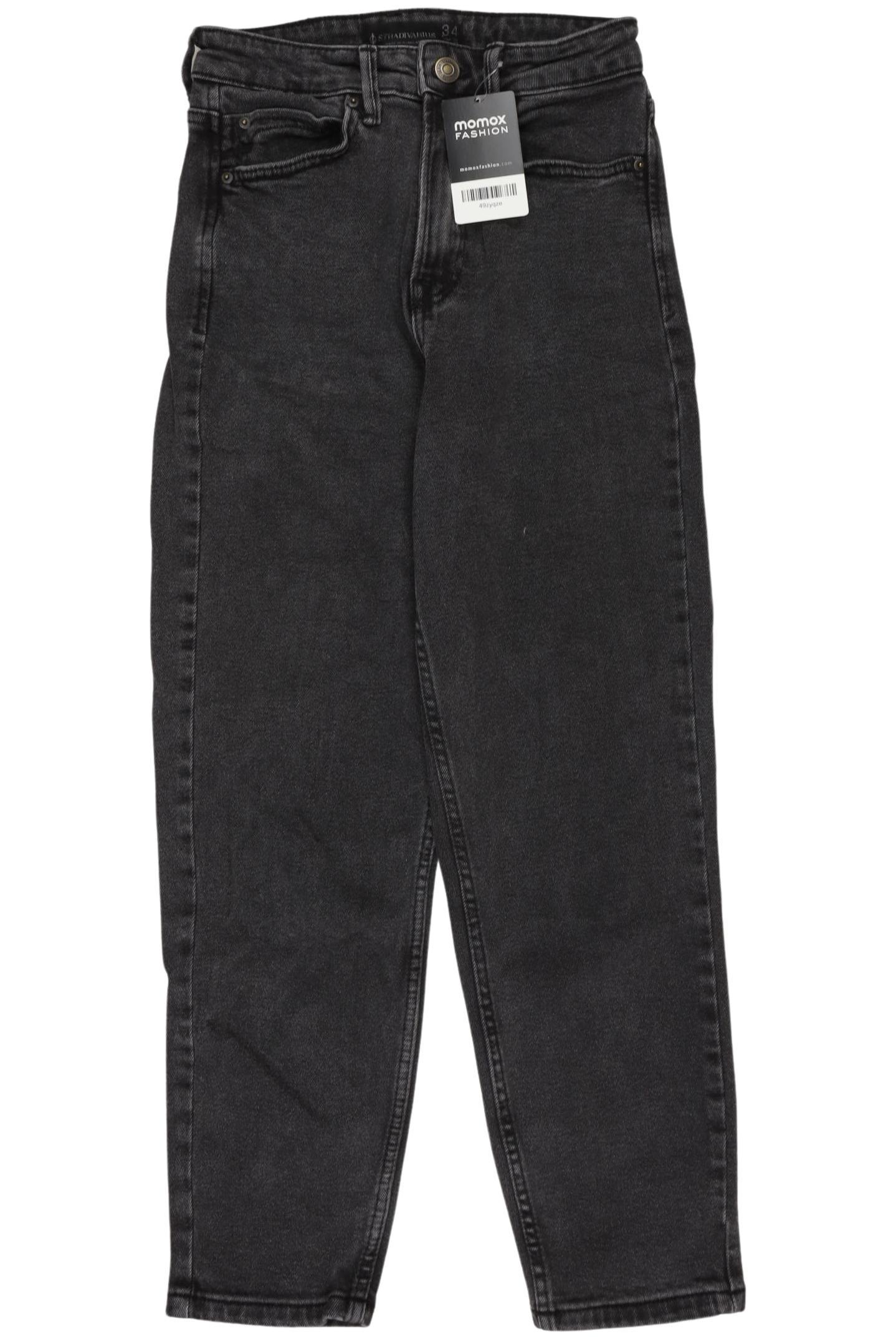 

Stradivarius Damen Jeans, grau, Gr. 34