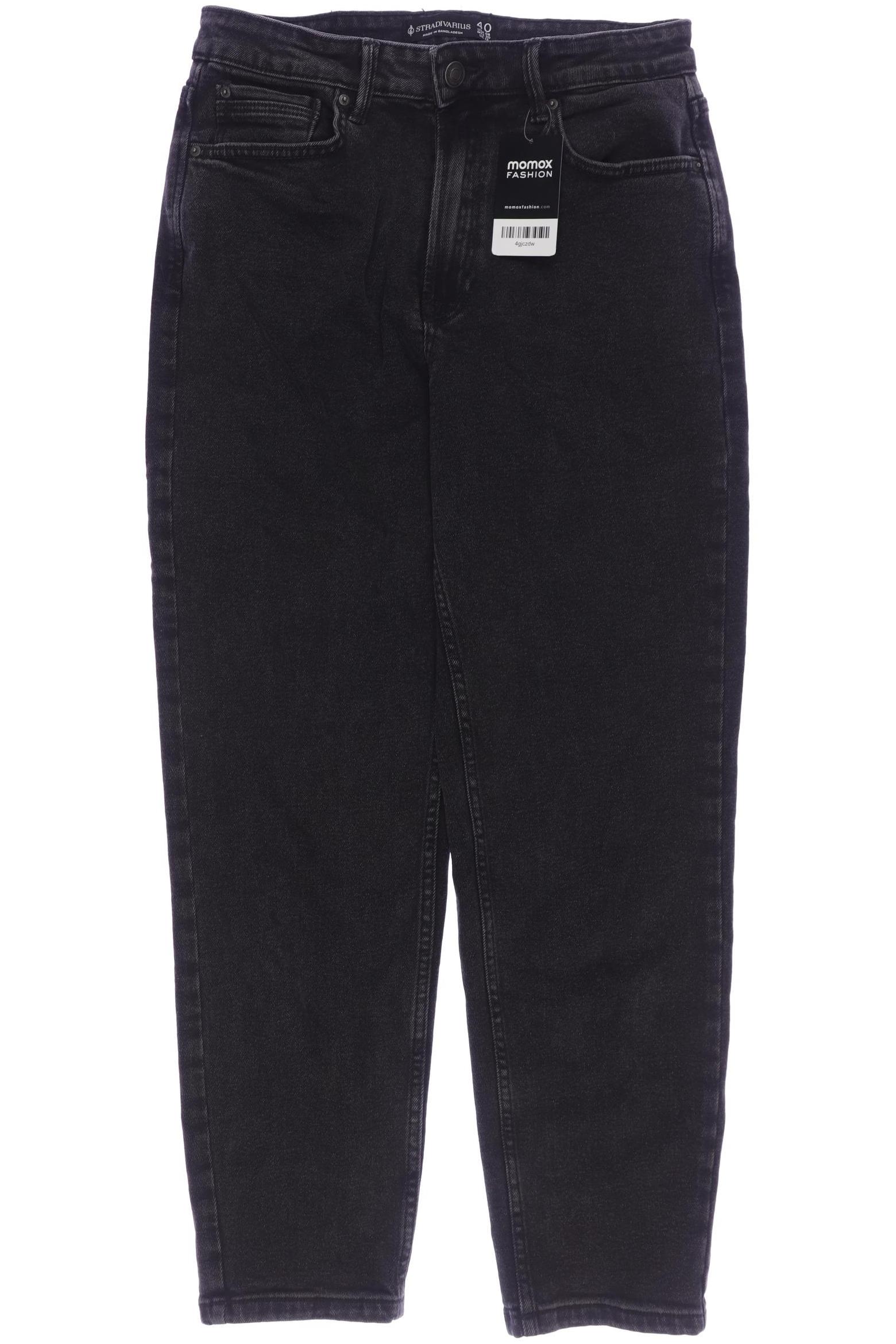 

Stradivarius Damen Jeans, schwarz, Gr. 40