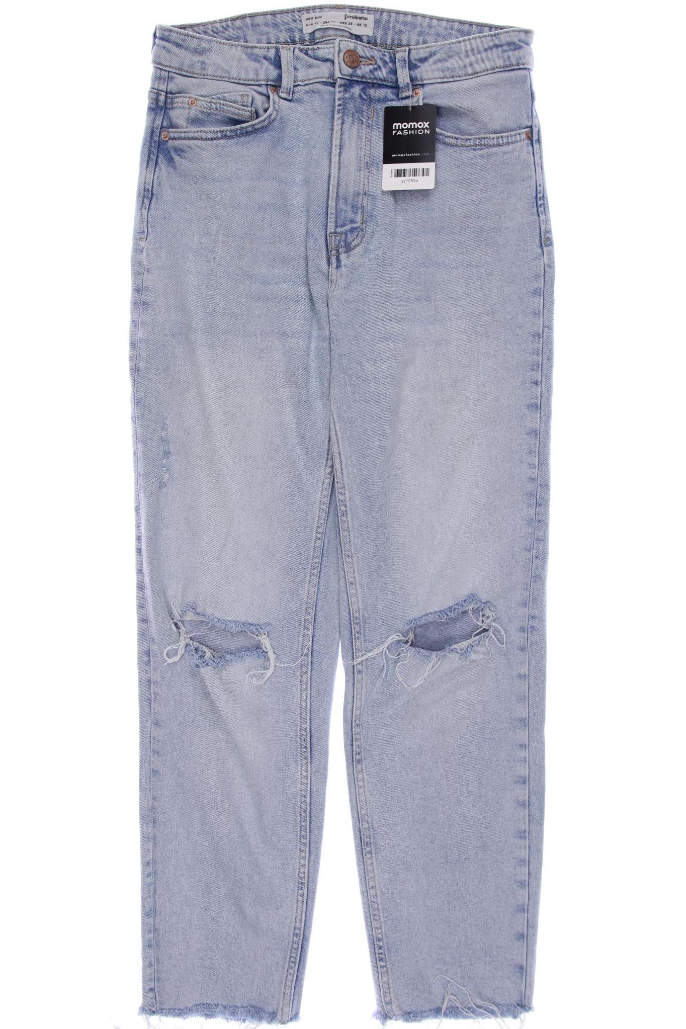 

Stradivarius Damen Jeans, hellblau