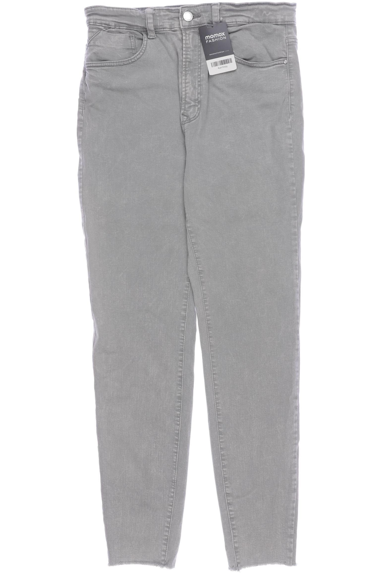 

Stradivarius Damen Jeans, grau, Gr. 42